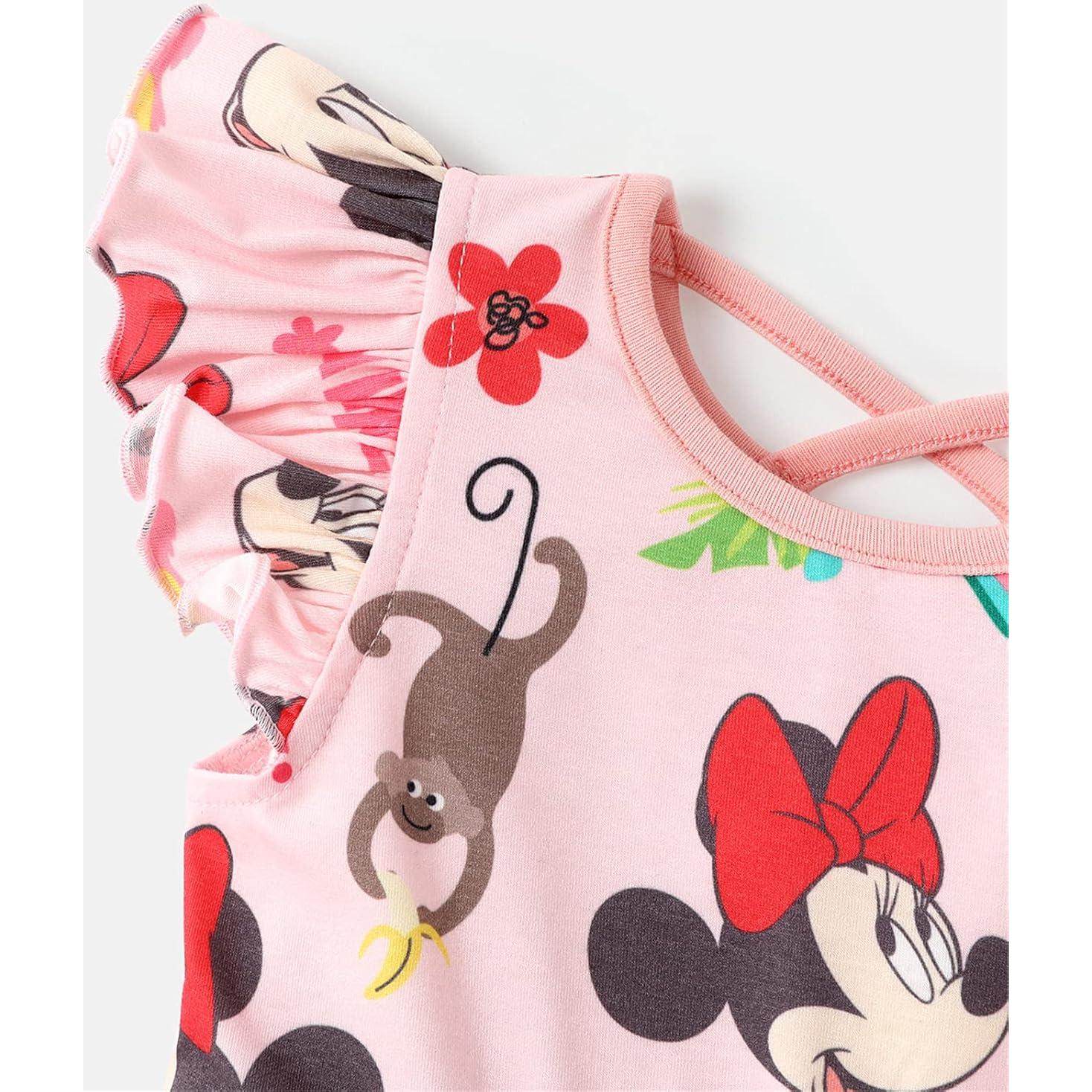 Vestido de Verano para Niña Disney Minnie Rosa 3T