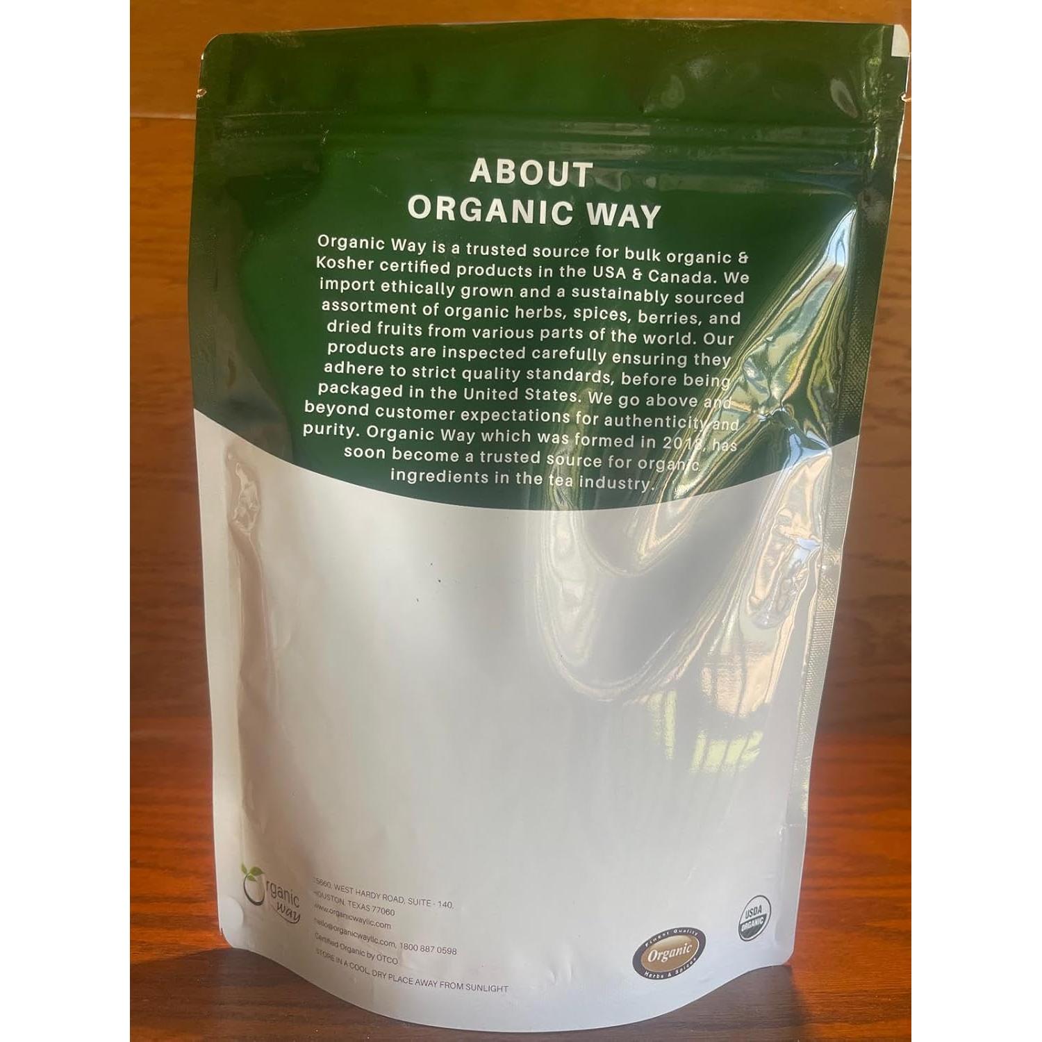 Hoja de Soursop Seco Orgánico 226.8g - Organic Way - Té Herbal