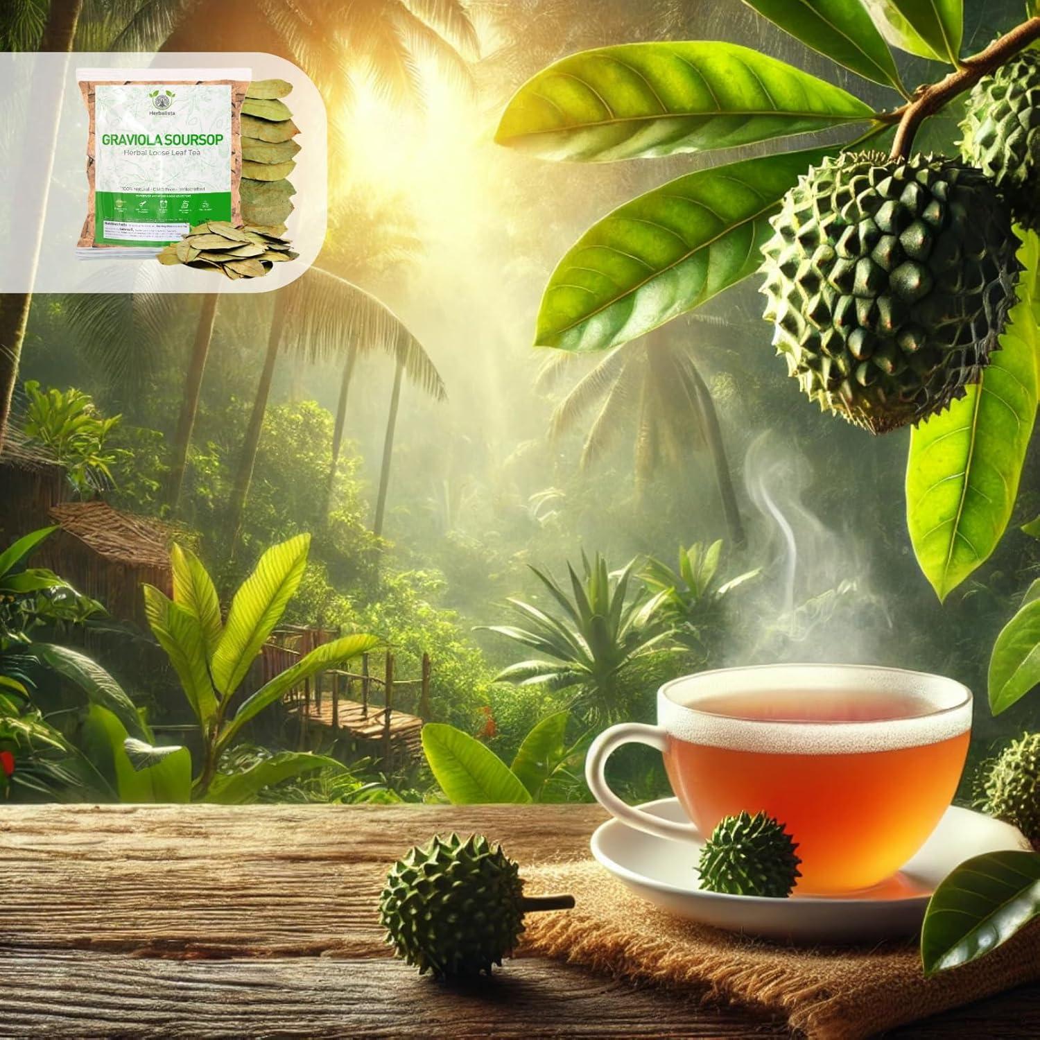 Hojas de Guanábana Secas 227g Herbalista - 100% Naturales