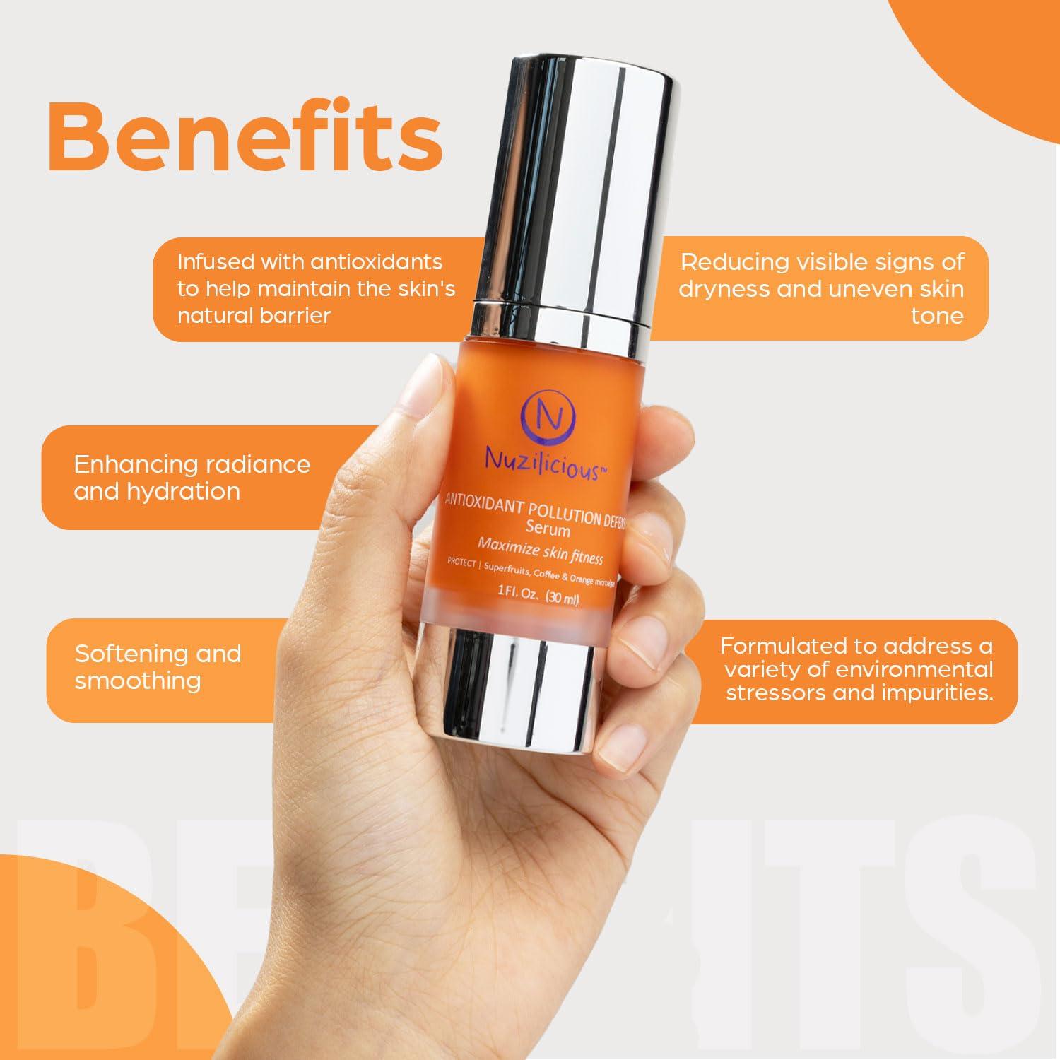 Suero de Defensa Avanzada Nuzilicious 28.35 g - Antioxidantes