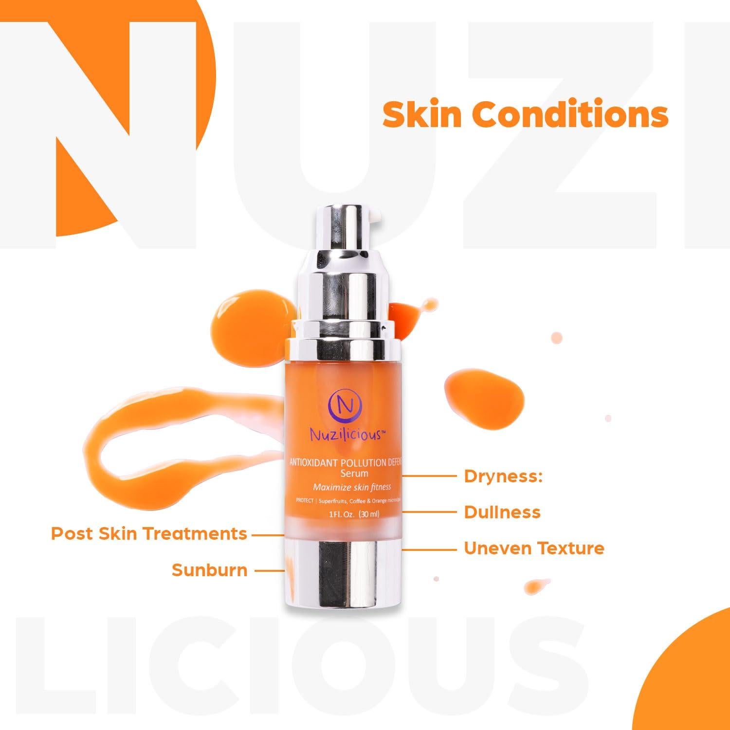 Suero de Defensa Avanzada Nuzilicious 28.35 g - Antioxidantes