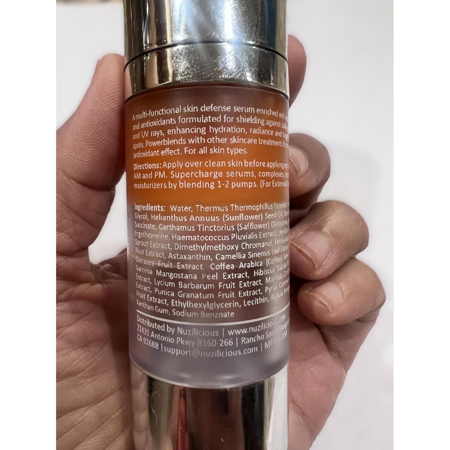 Suero de Defensa Avanzada Nuzilicious 28.35 g - Antioxidantes