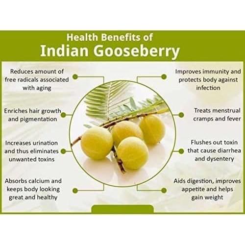 Amla Seco 1kg OnMexa - Grosella India Natural para Salud