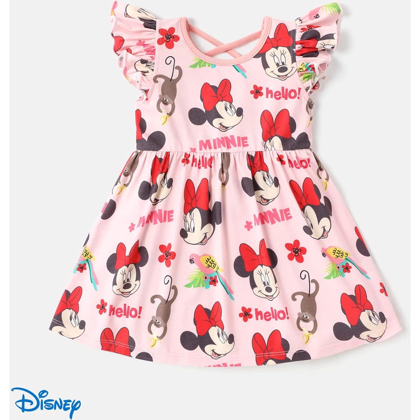 Vestido de Verano para Niña Disney Minnie Rosa 4-5T