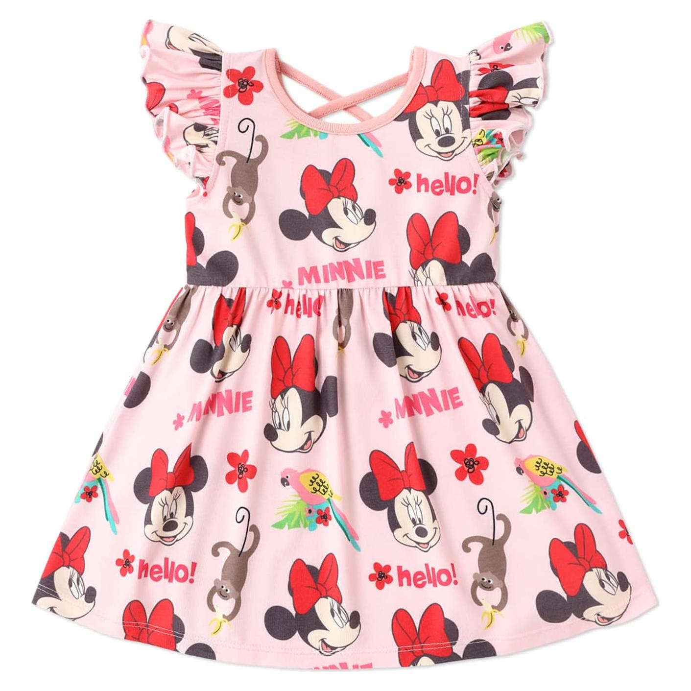 Vestido de Verano para Niña Disney Minnie Rosa 3-4T