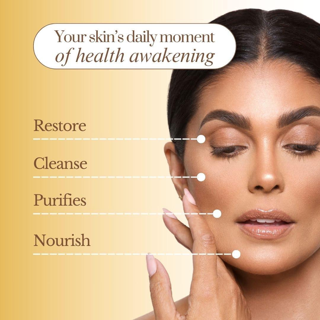 Limpiador Facial Espumoso Ayurvédico Rachel Roy 289g - pH Equilibrado