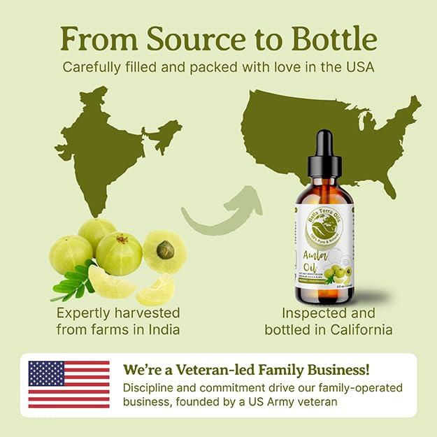 Aceite de Amla Orgánico Bella Terra 3.78 L - Puro y Nutritivo