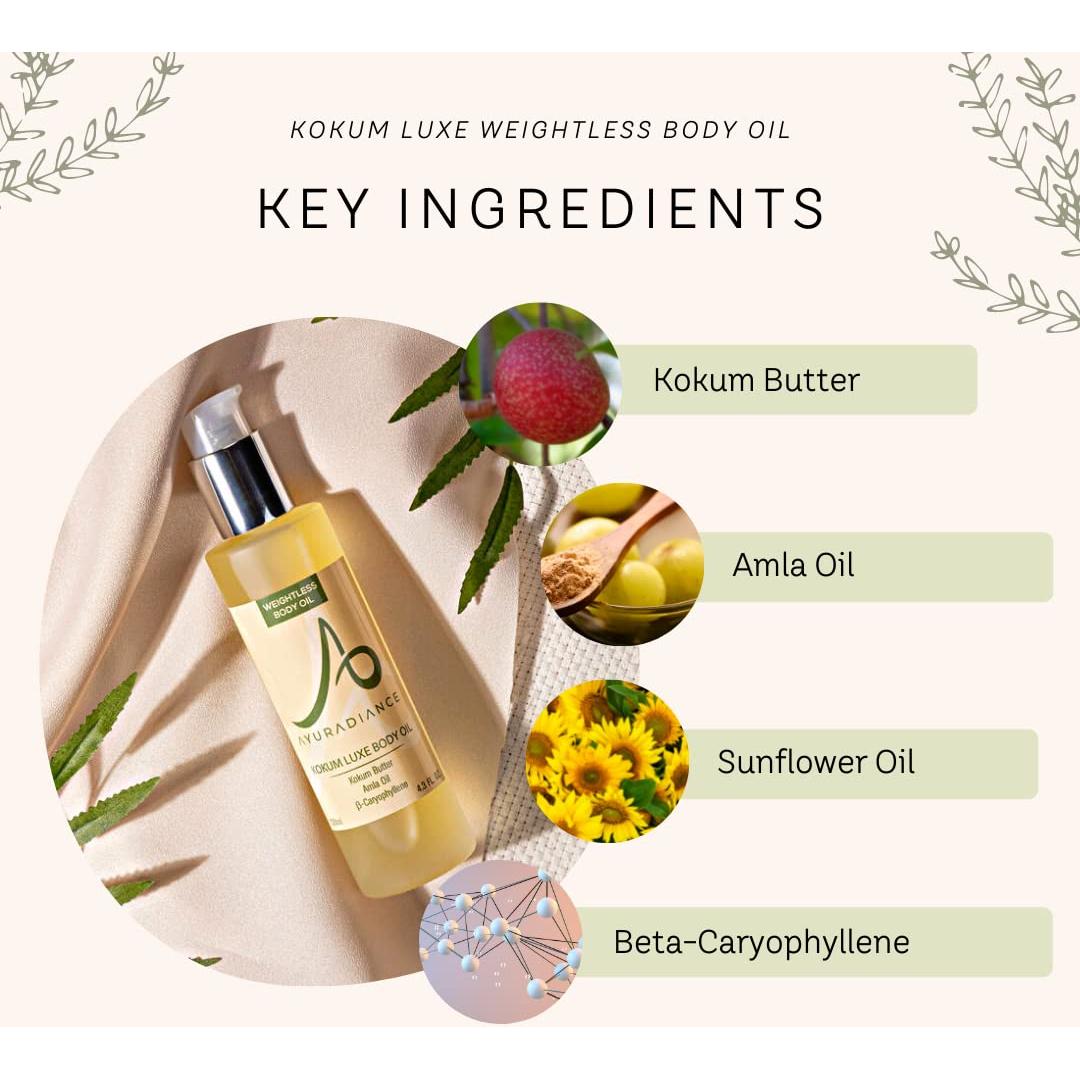 Aceite Corporal Hidratante Ayuradiance Kokum Luxe 255g