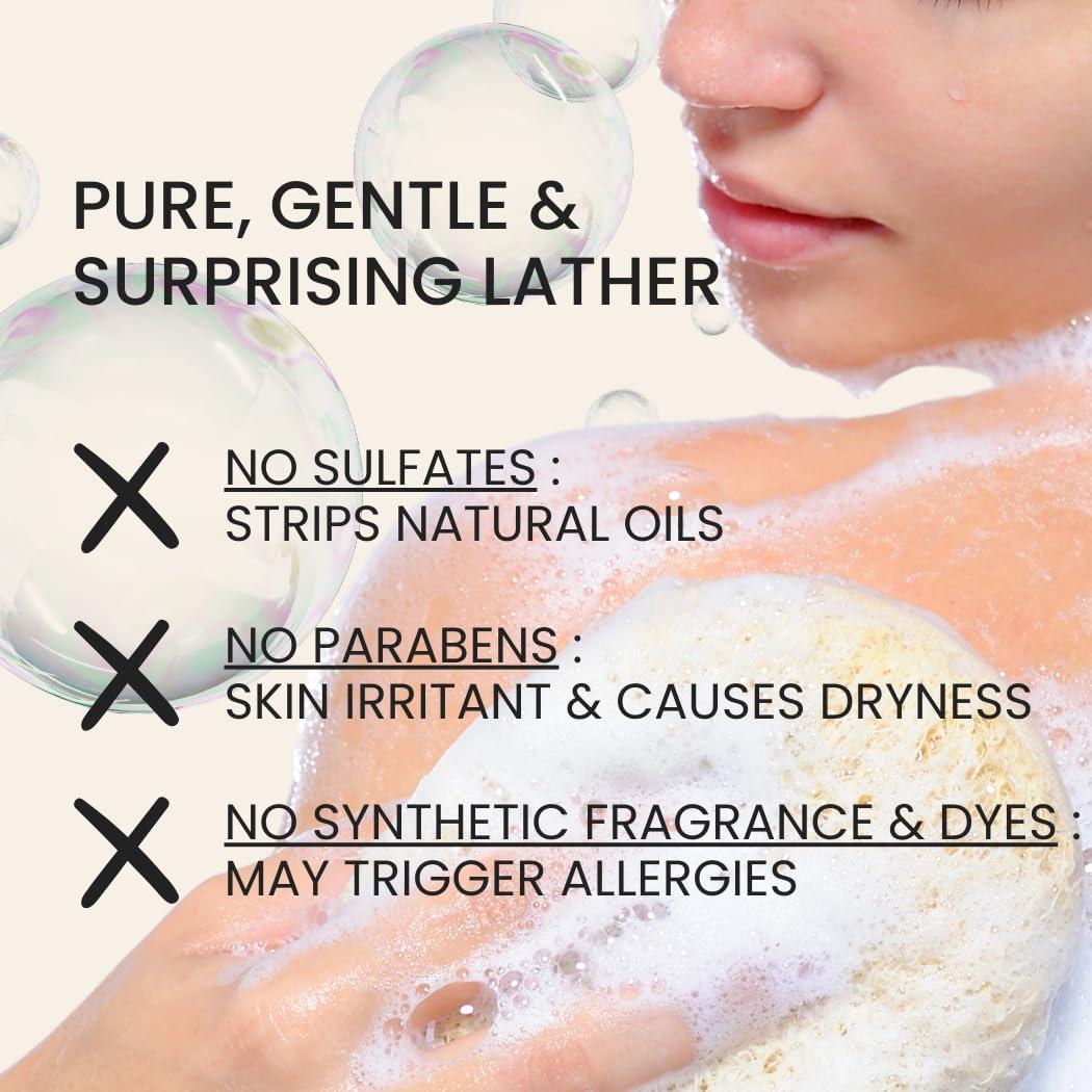 Jabón Corporal Natural Ahimsa 284g - Hidratante y Suave