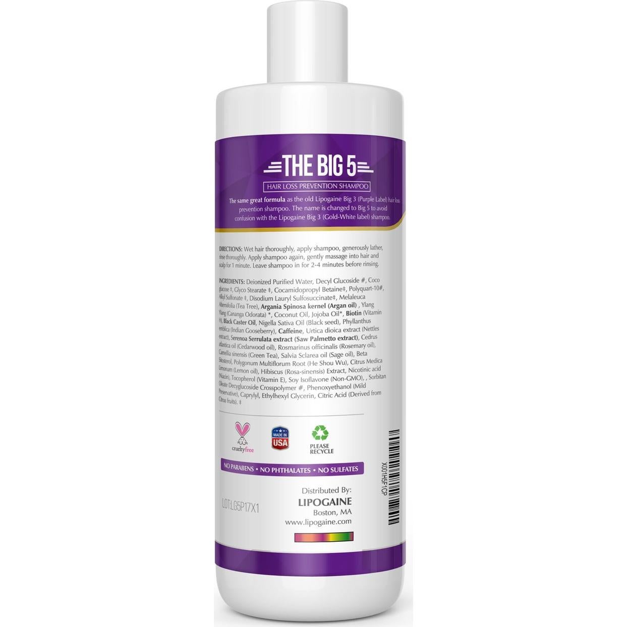 Champú Estimulante Lipogaine 226g con Biotina y Cafeína