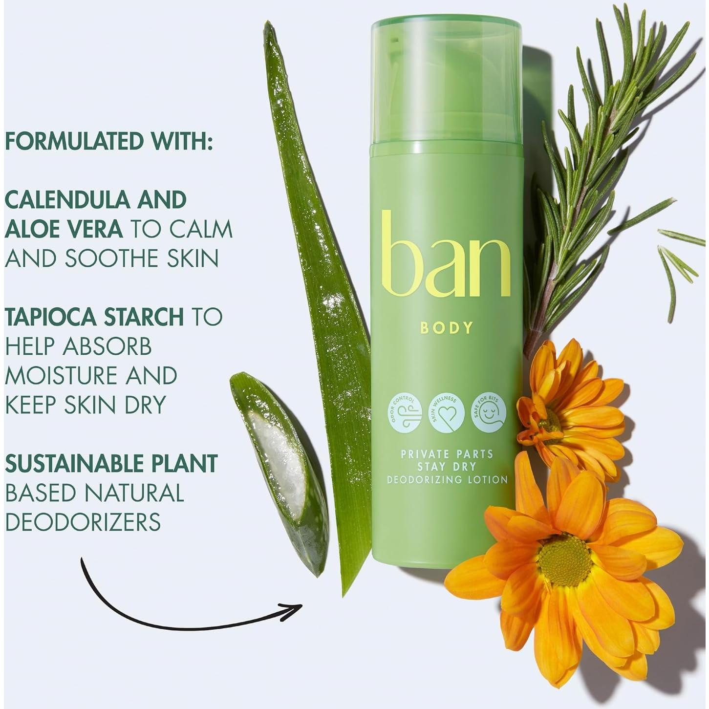 Desodorante para Partes Íntimas Ban 42.5 g - Libre de Aluminio