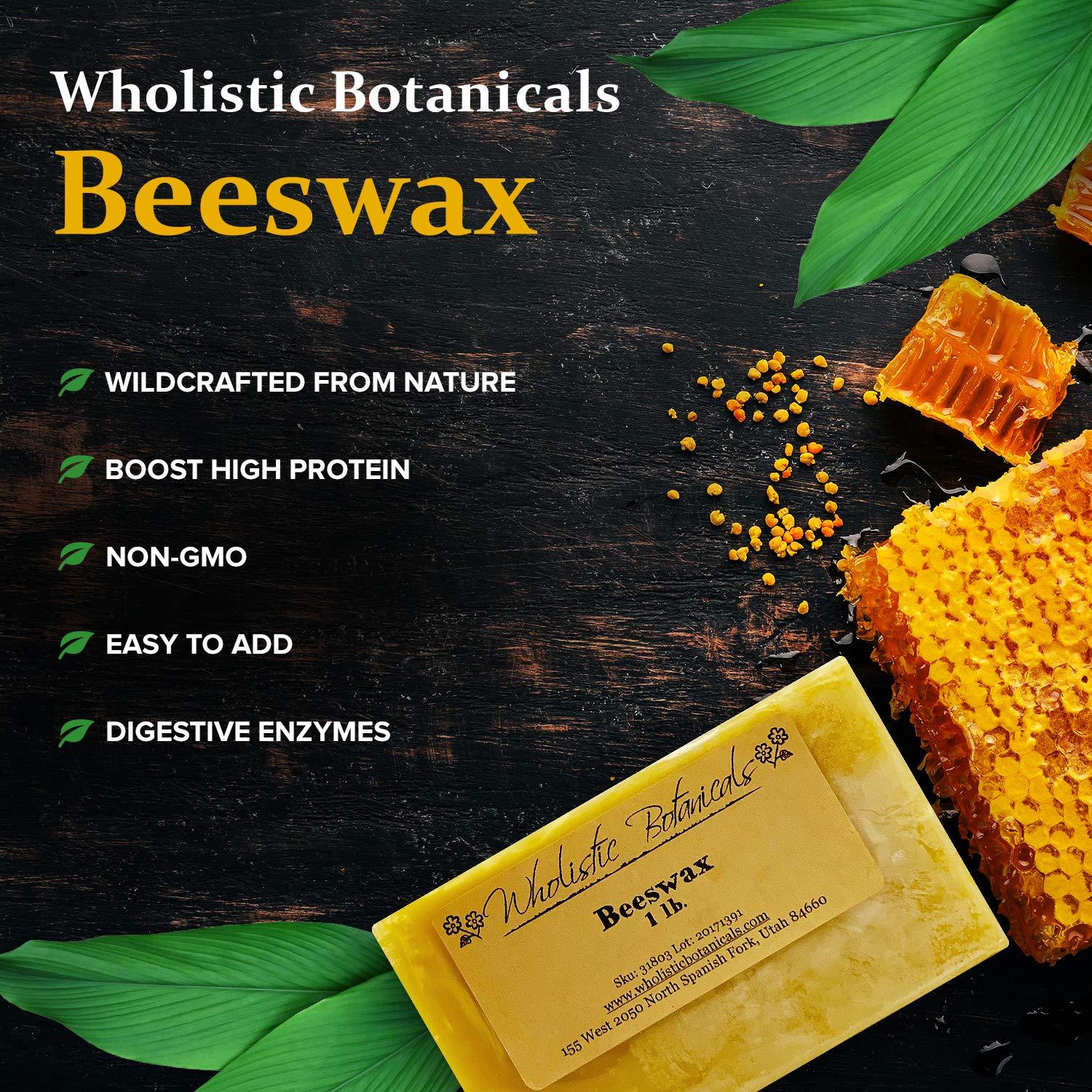 Cera de Abejas Orgánica 0.45 kg - Wholistic Botanicals