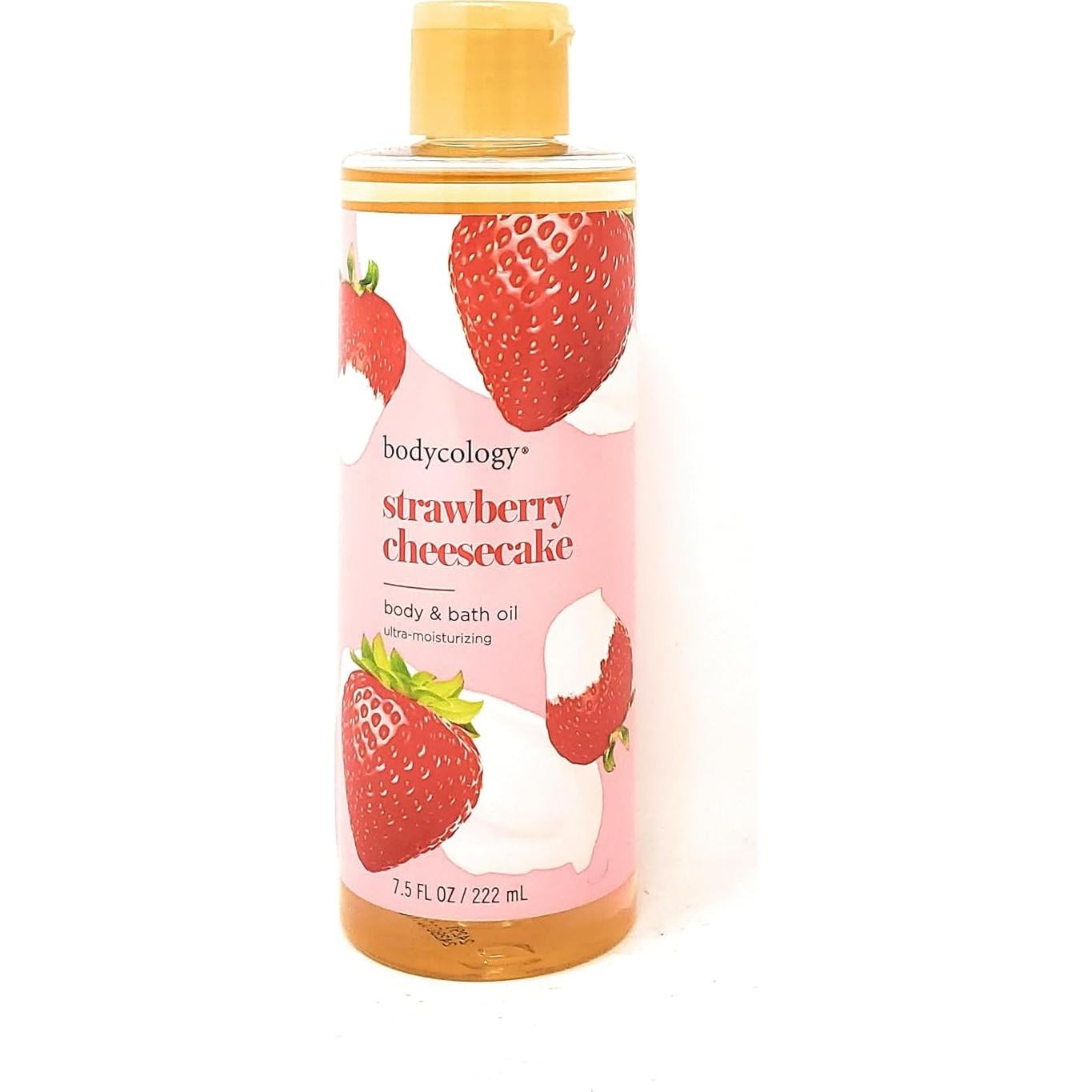Aceite Corporal y de Baño Bodycology Cheesecake Fresa 444ml