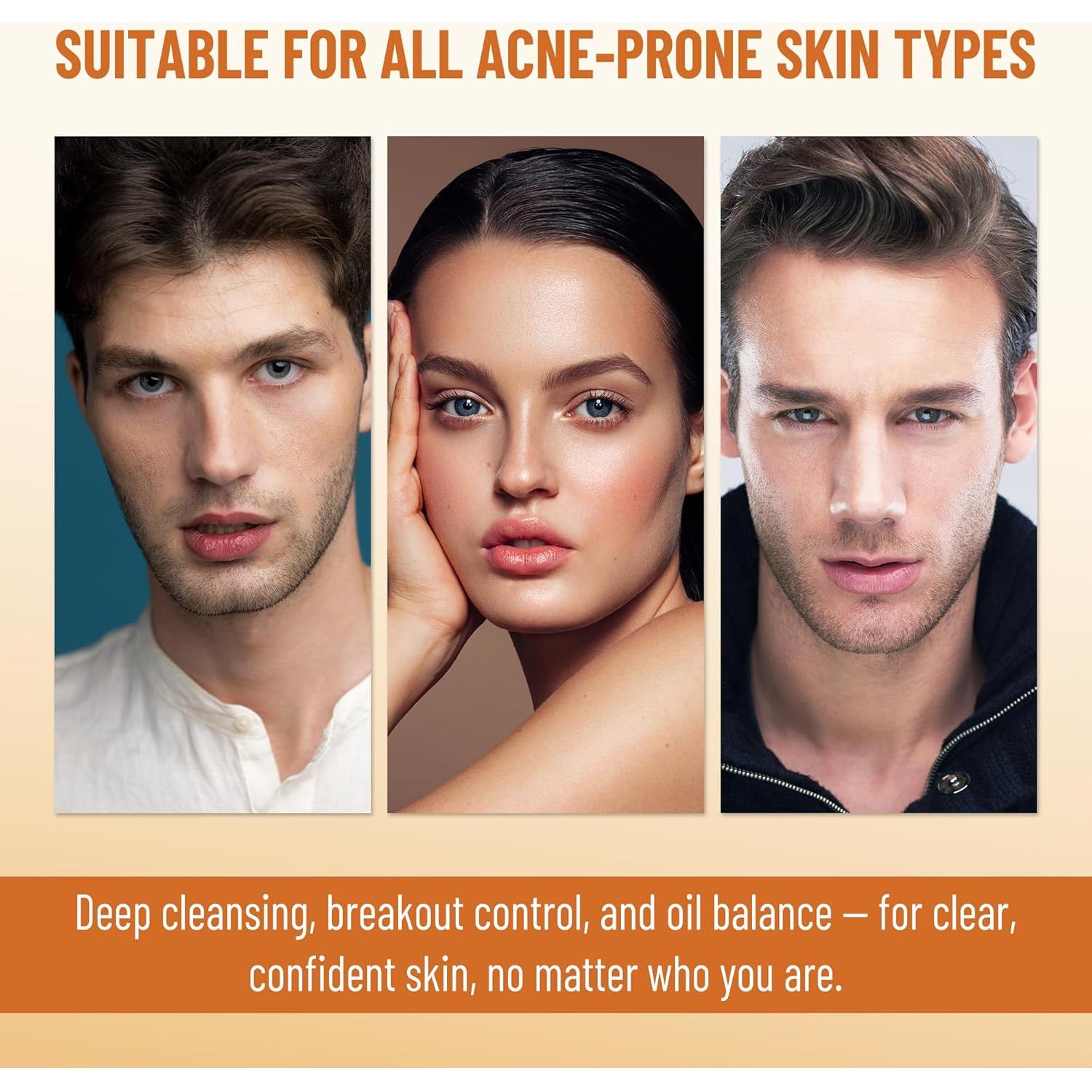 Limpiador Facial ABERA de Cúrcuma 100 ml - Piel Sensible 4 en 1