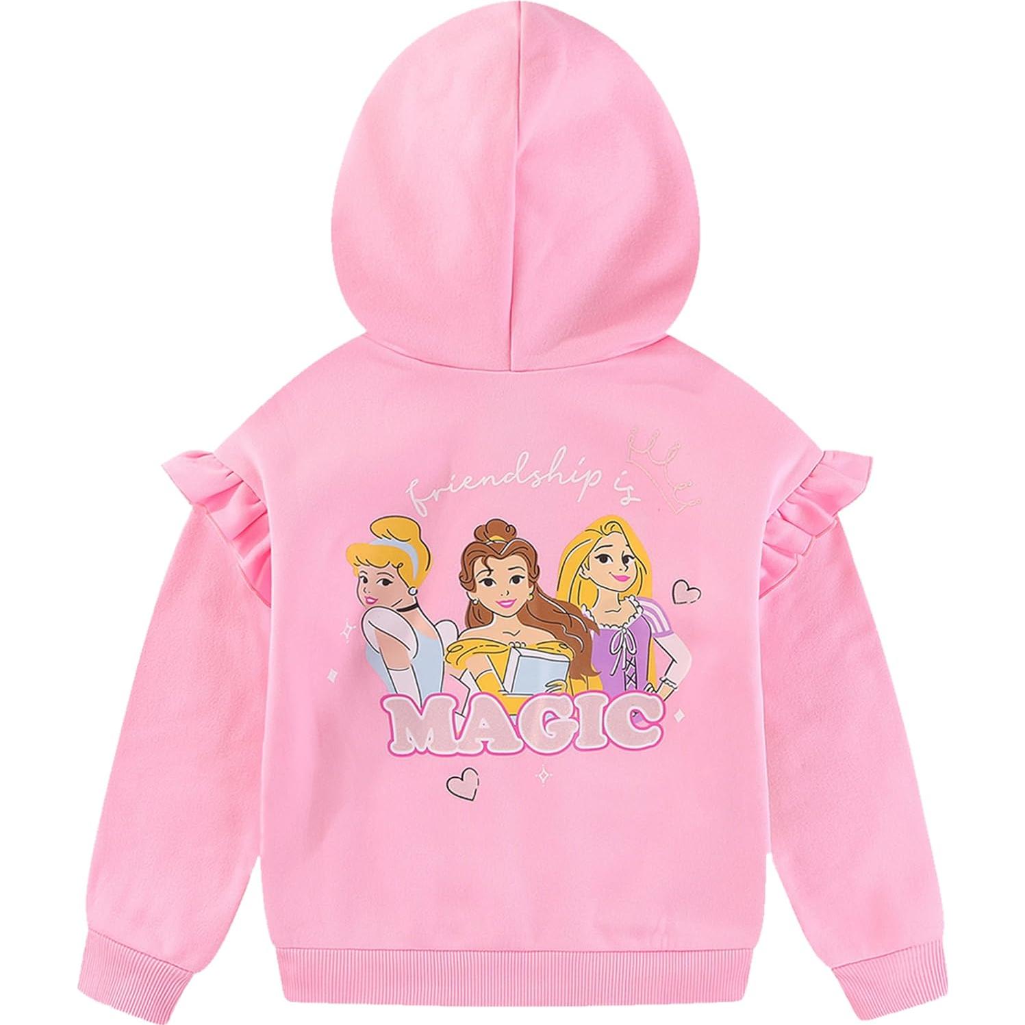 Conjunto Sudadera, Camiseta y Pantalones Disney Niñas 4T
