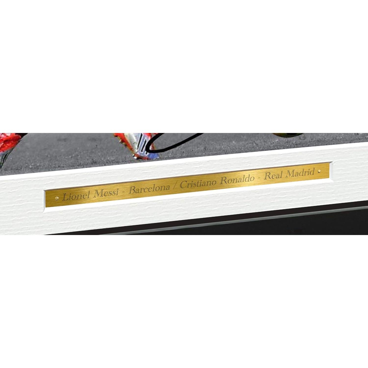 Foto A3+ enmarcada Lional Messi y Cristiano Ronaldo