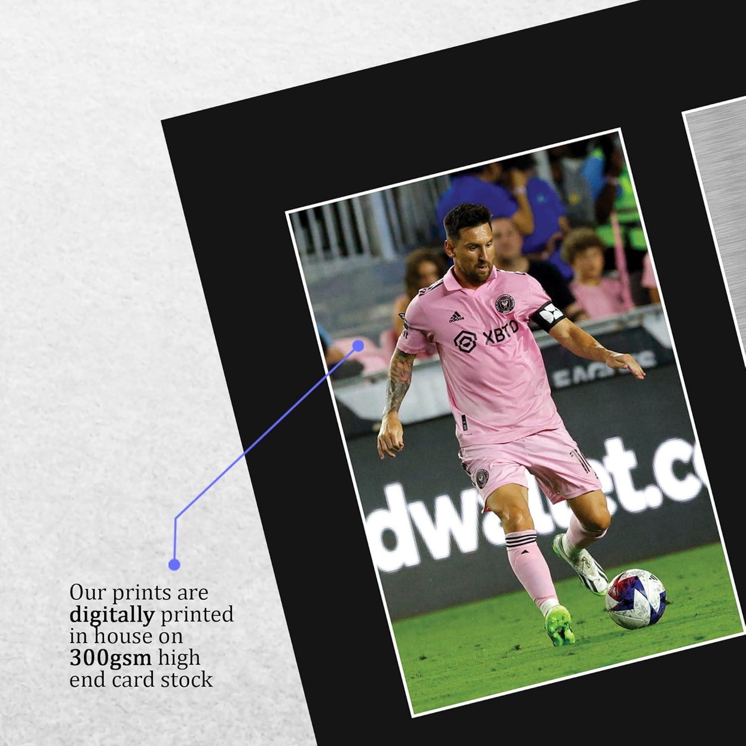 Display sin marco Lionel Messi Inter Miami 27.94x22.86cm