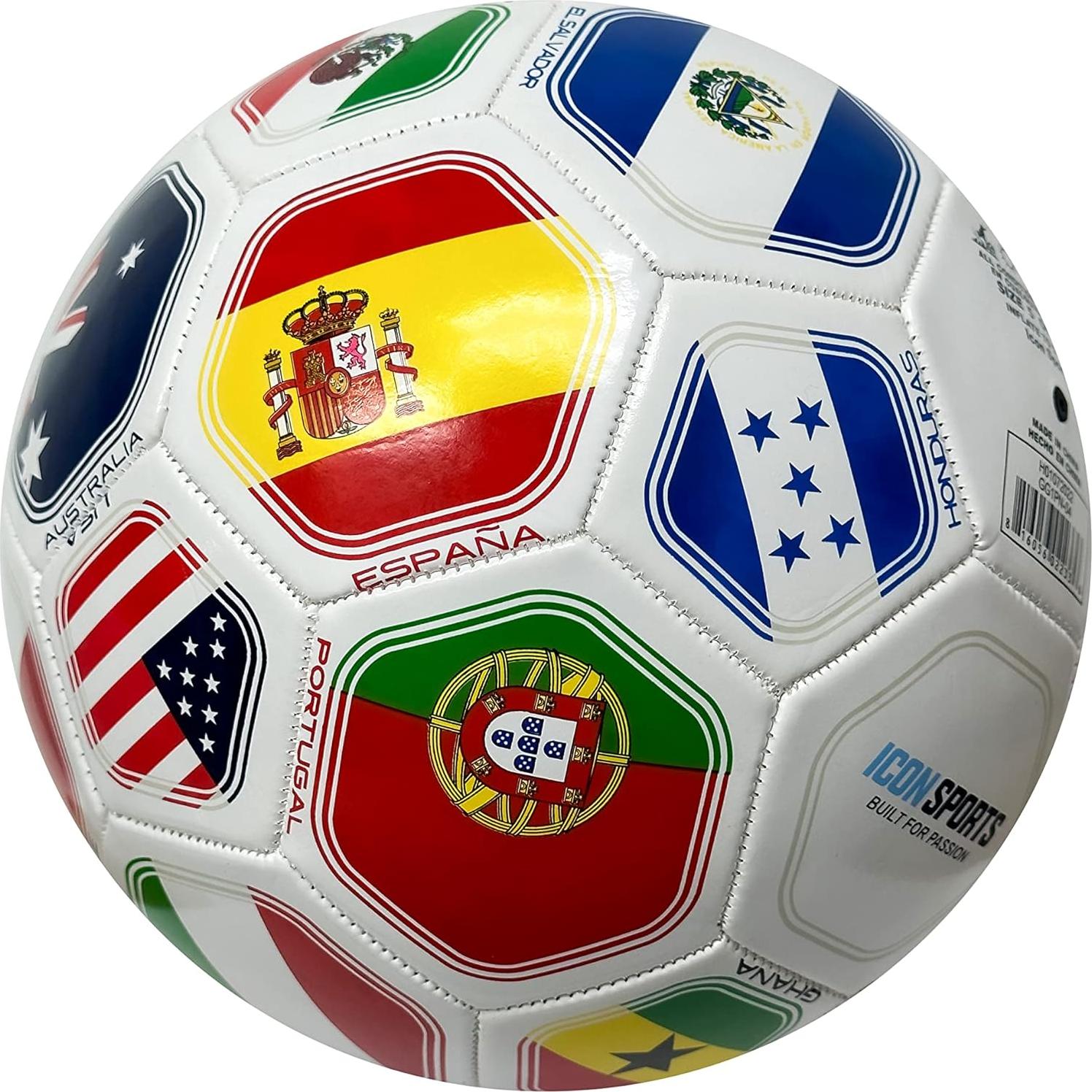 Balón de Fútbol Tamaño 5 Icon Sports Multicolor