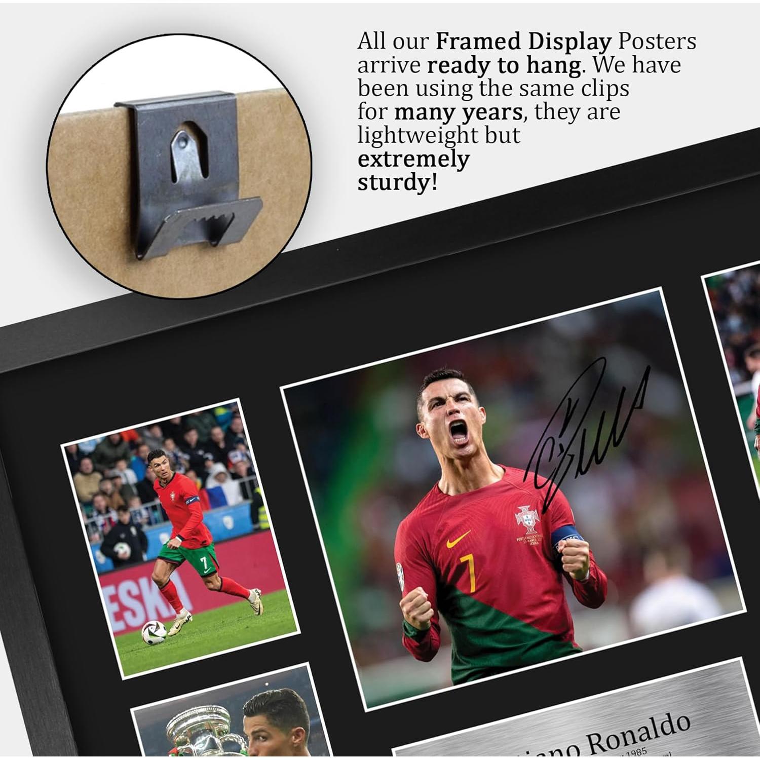 Display Enmarcado Cristiano Ronaldo 40.64x30.48cm HWC Trading