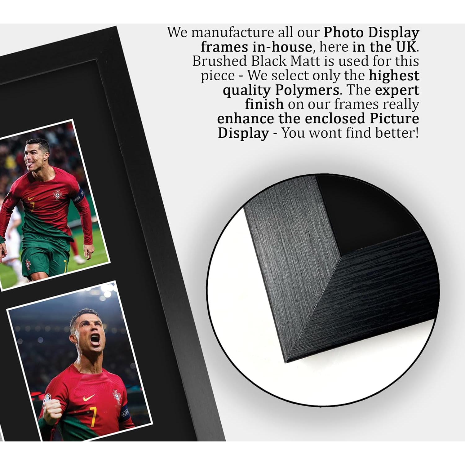 Display Enmarcado Cristiano Ronaldo 40.64x30.48cm HWC Trading