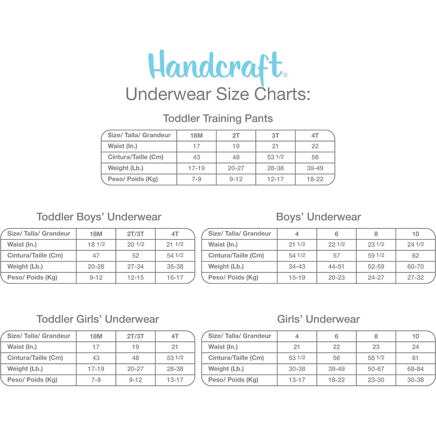 Multipack de Panties Disney para Niñas 2-3T 100% Algodón