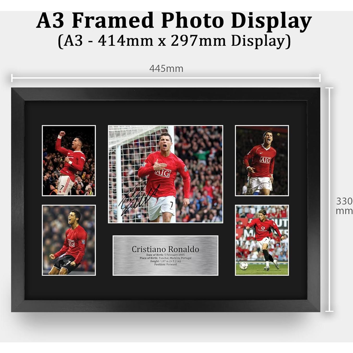 Display Enmarcado Cristiano Ronaldo 40.64 x 30.48 cm HWC Trading