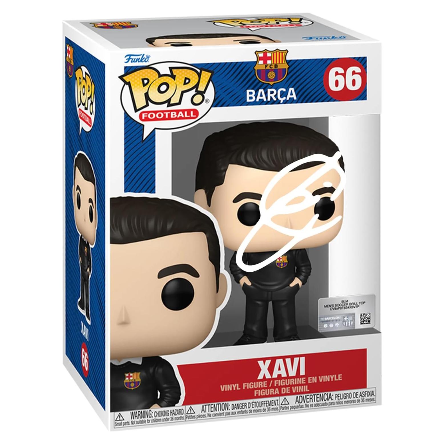 Funko Pop Xavi Hernandez #66 Firmado Facsímil FC Barcelona
