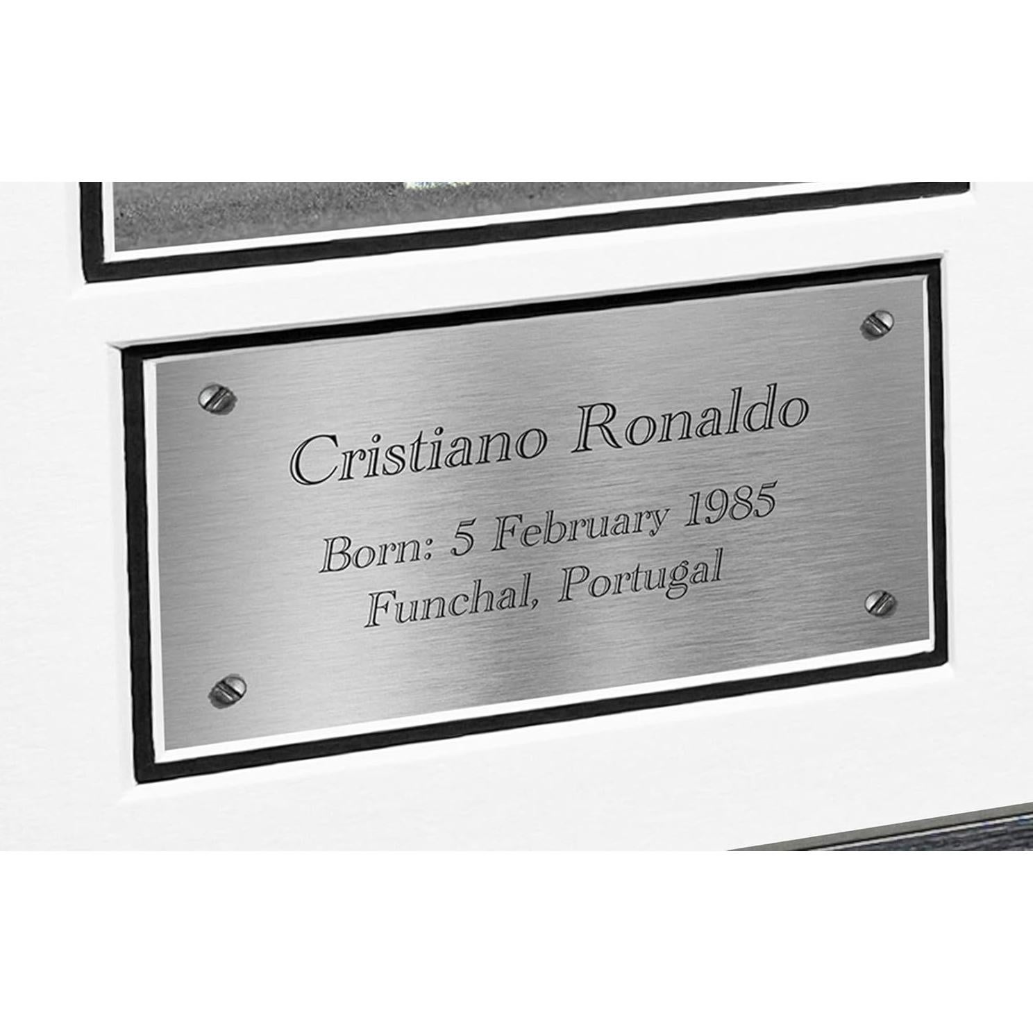 Montaje Fotográfico Cristiano Ronaldo y Lionel Messi - Marco 55x30cm