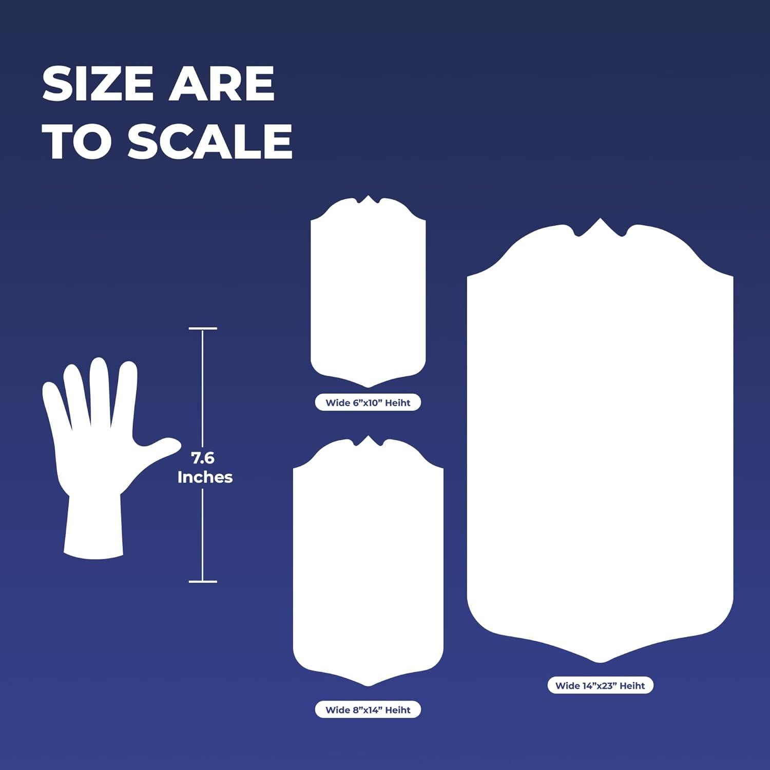 Placa Personalizada de Fútbol EGD - 21.6x14 cm con Cinta Adhesiva