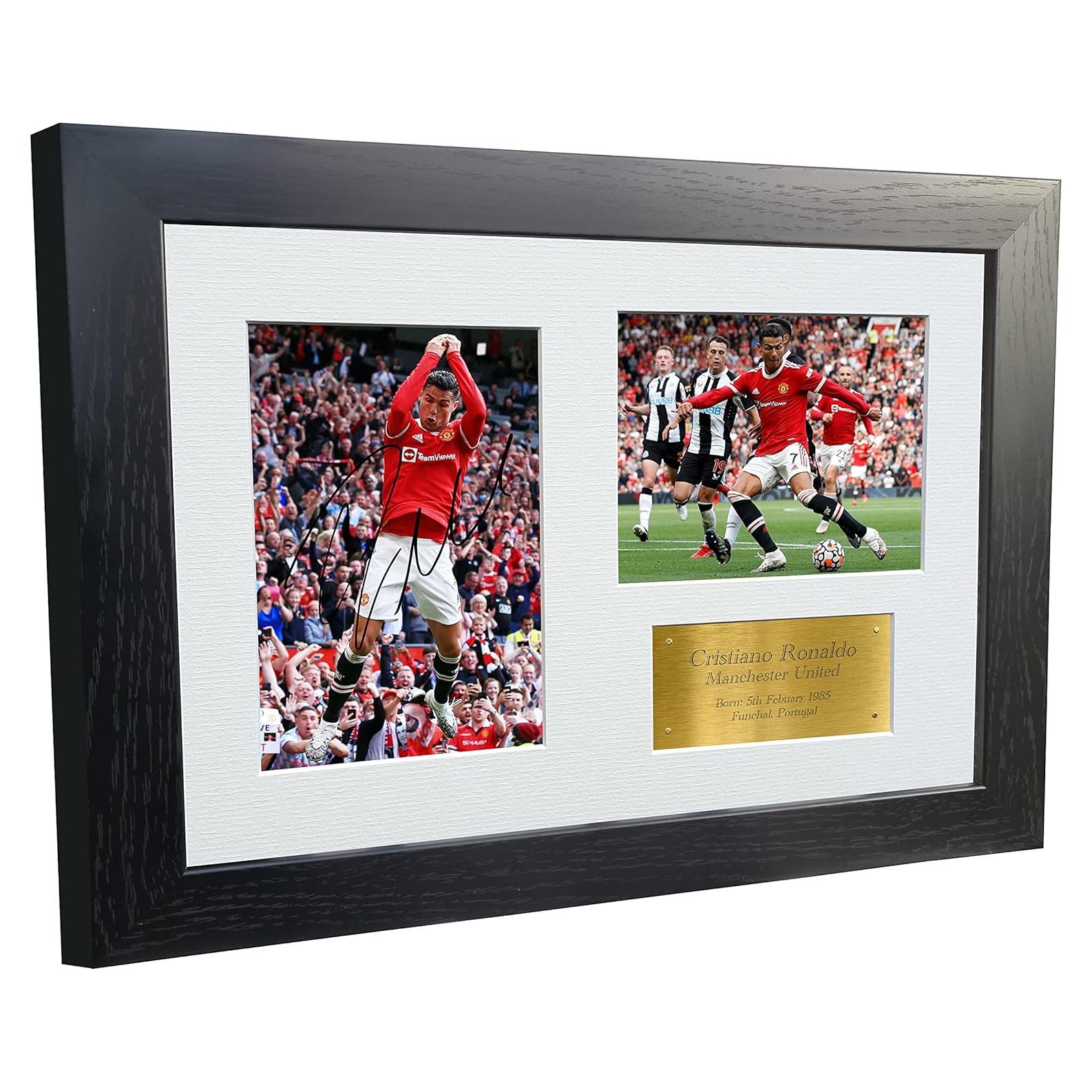 Marco Foto Autografiado Cristiano Ronaldo A4 Kitbags & Lockers