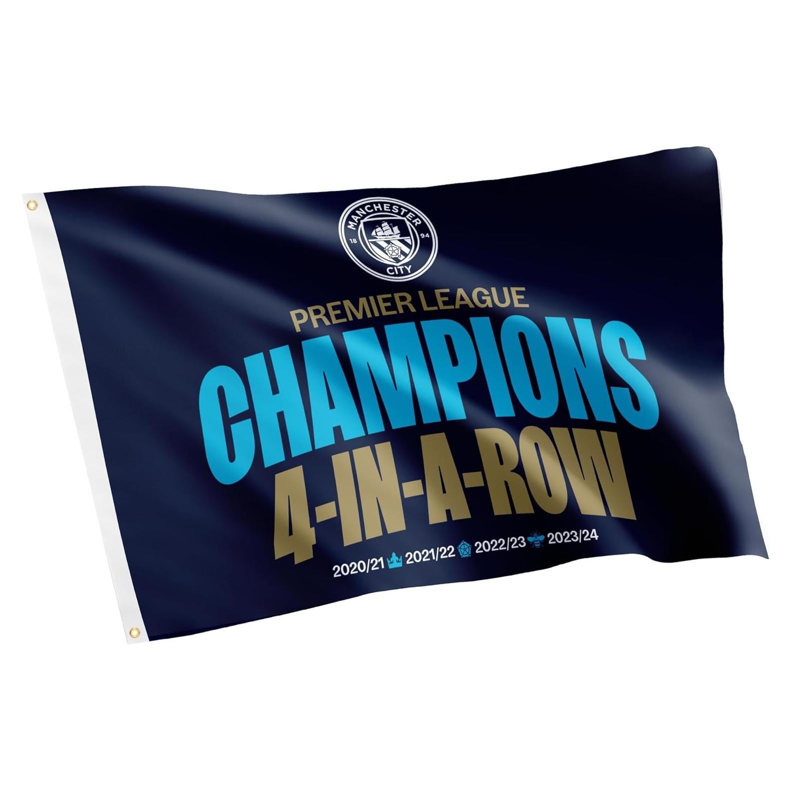 Bandera Manchester City 3x5 pies 100% Poliester Desert Cactus