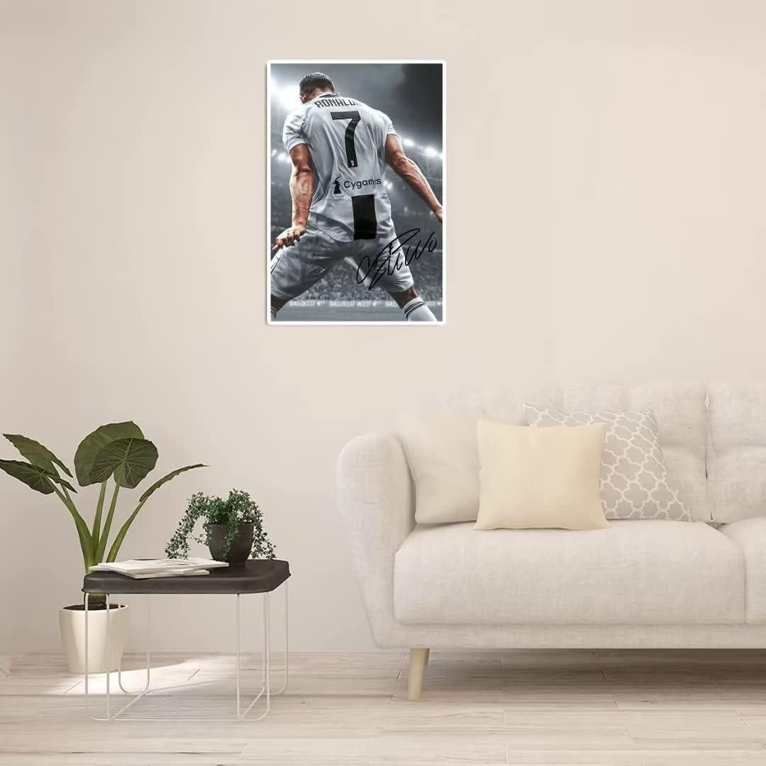 Póster de Lienzo Sin Marco YHSGY 30x45 cm Cristiano Ronaldo