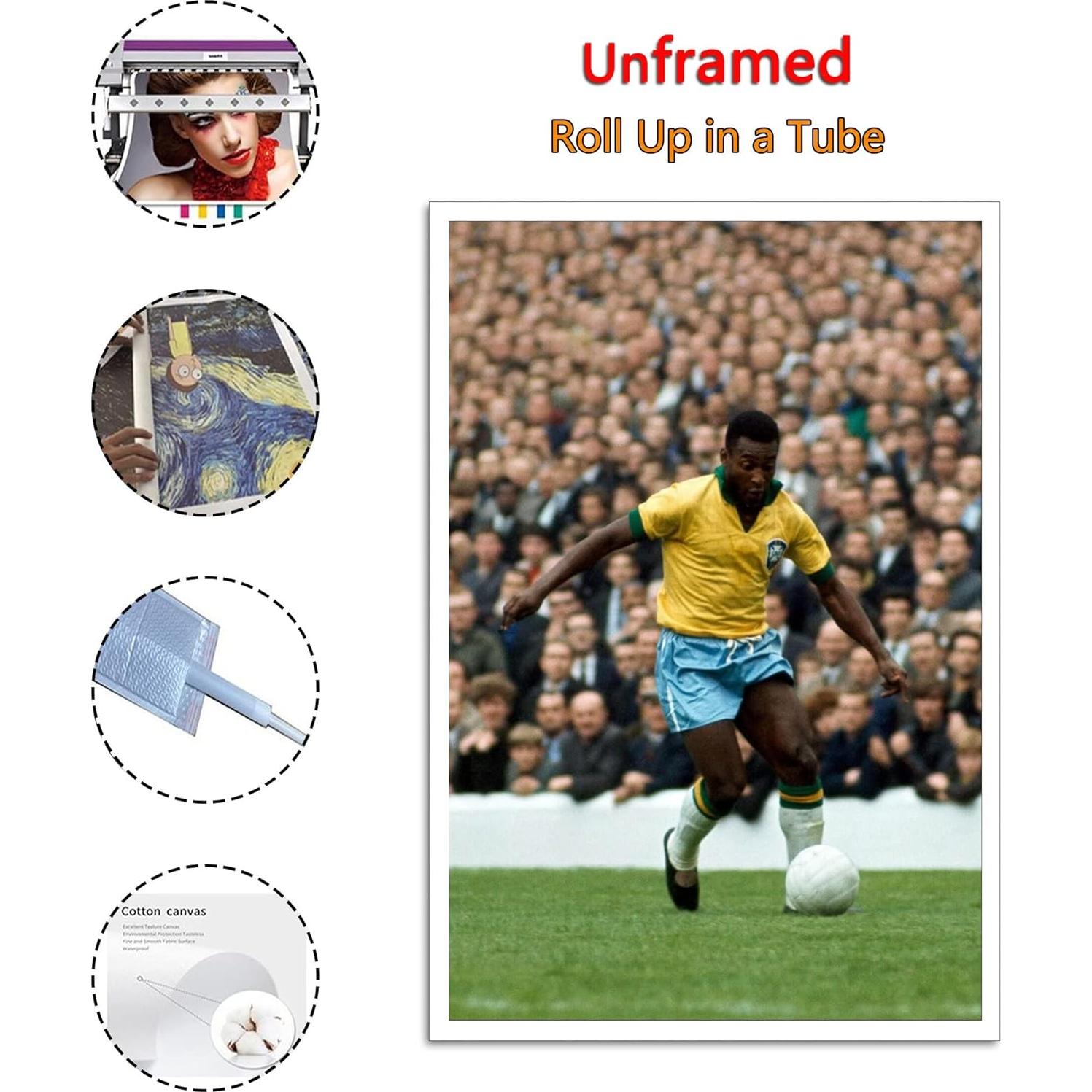 Póster Decorativo Copa Mundial Brasil EMN Lienzo 30x45cm