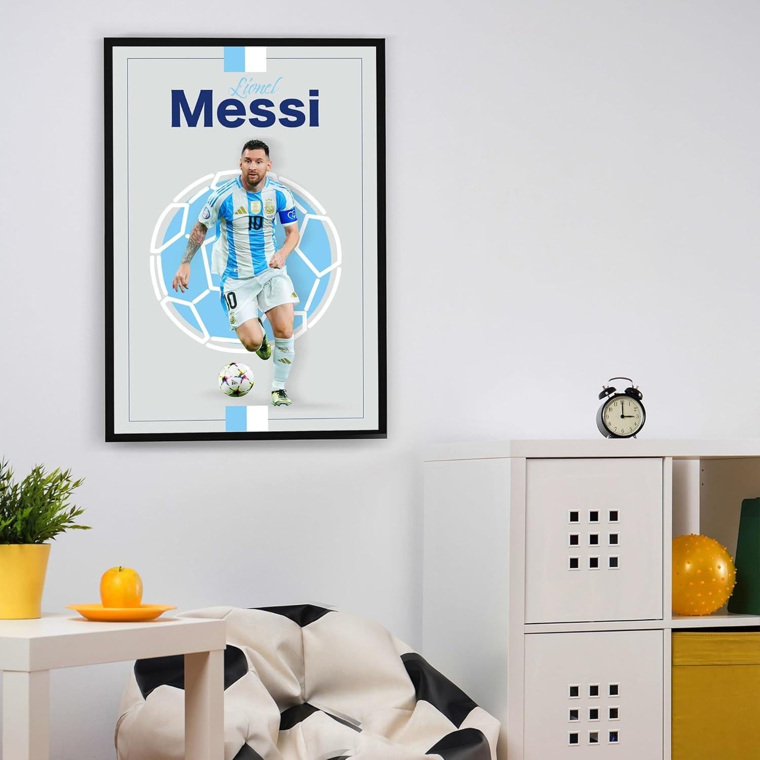 Póster de Fútbol Lionel Messi 40.64x50.8 cm Papel Satinado