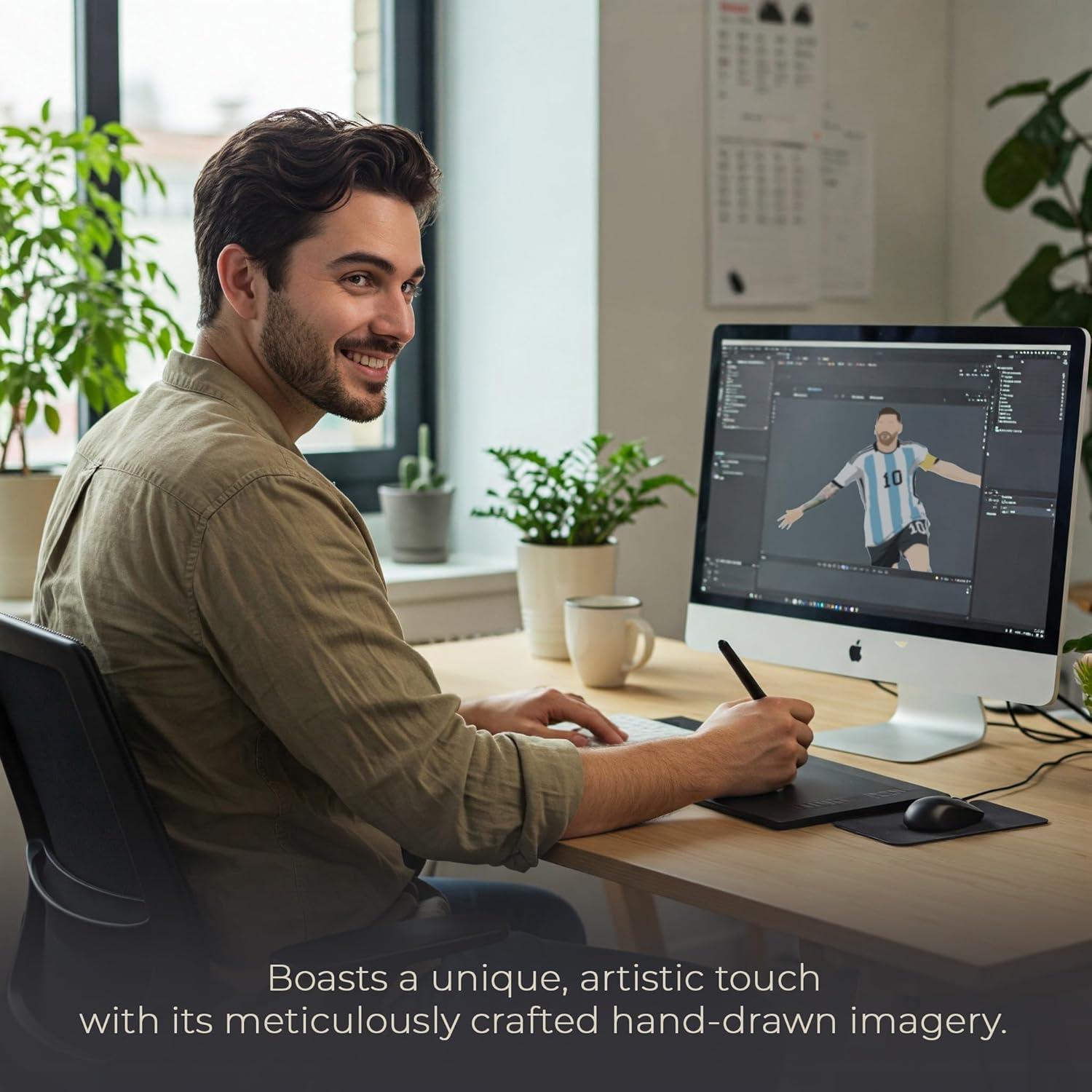 Arte Motivacional de Fútbol LOLUIS Sin Marco 40x50 cm