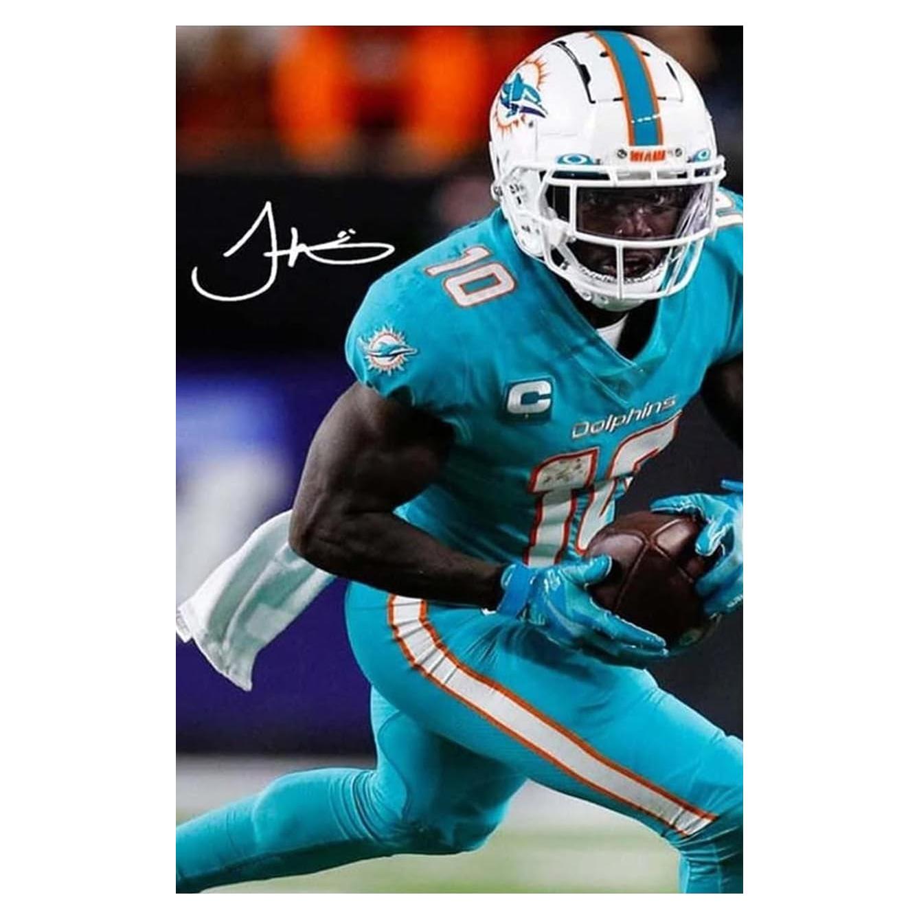 Póster de Fútbol Americano Tyreek Hill Delfines 40x60 cm