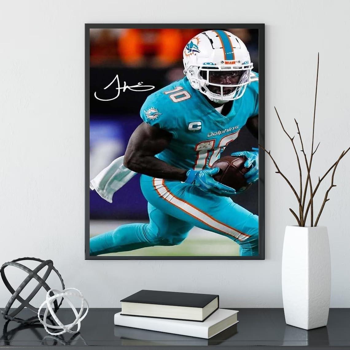 Póster de Fútbol Americano Tyreek Hill Delfines 40x60 cm