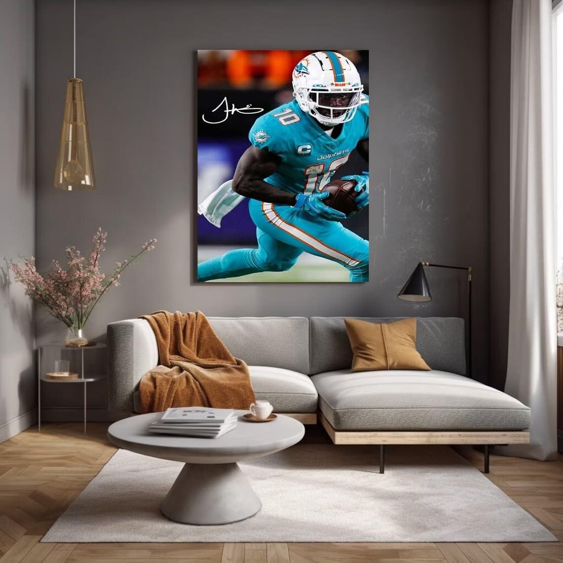 Póster de Fútbol Americano Tyreek Hill Delfines 40x60 cm