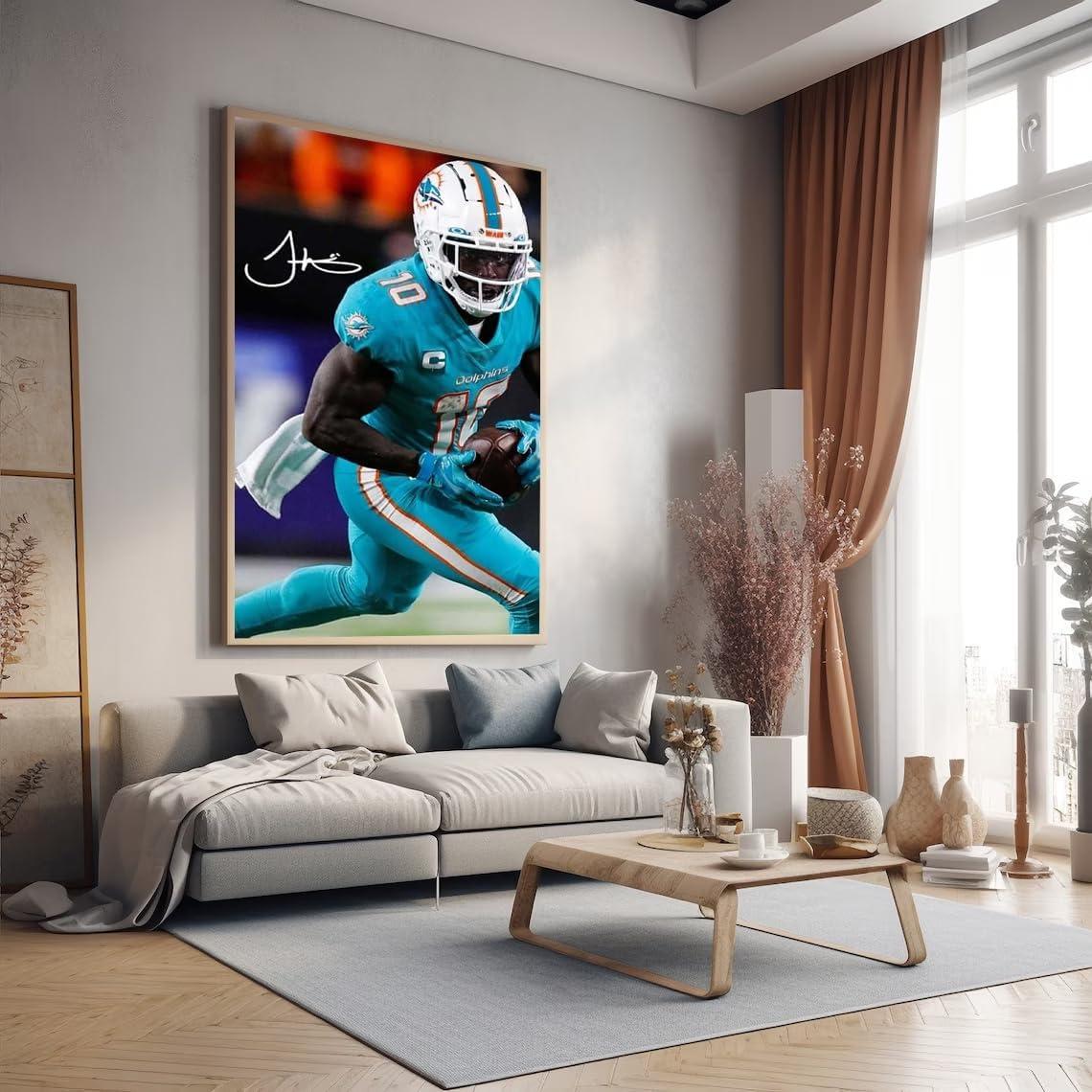 Póster de Fútbol Americano Tyreek Hill Delfines 40x60 cm