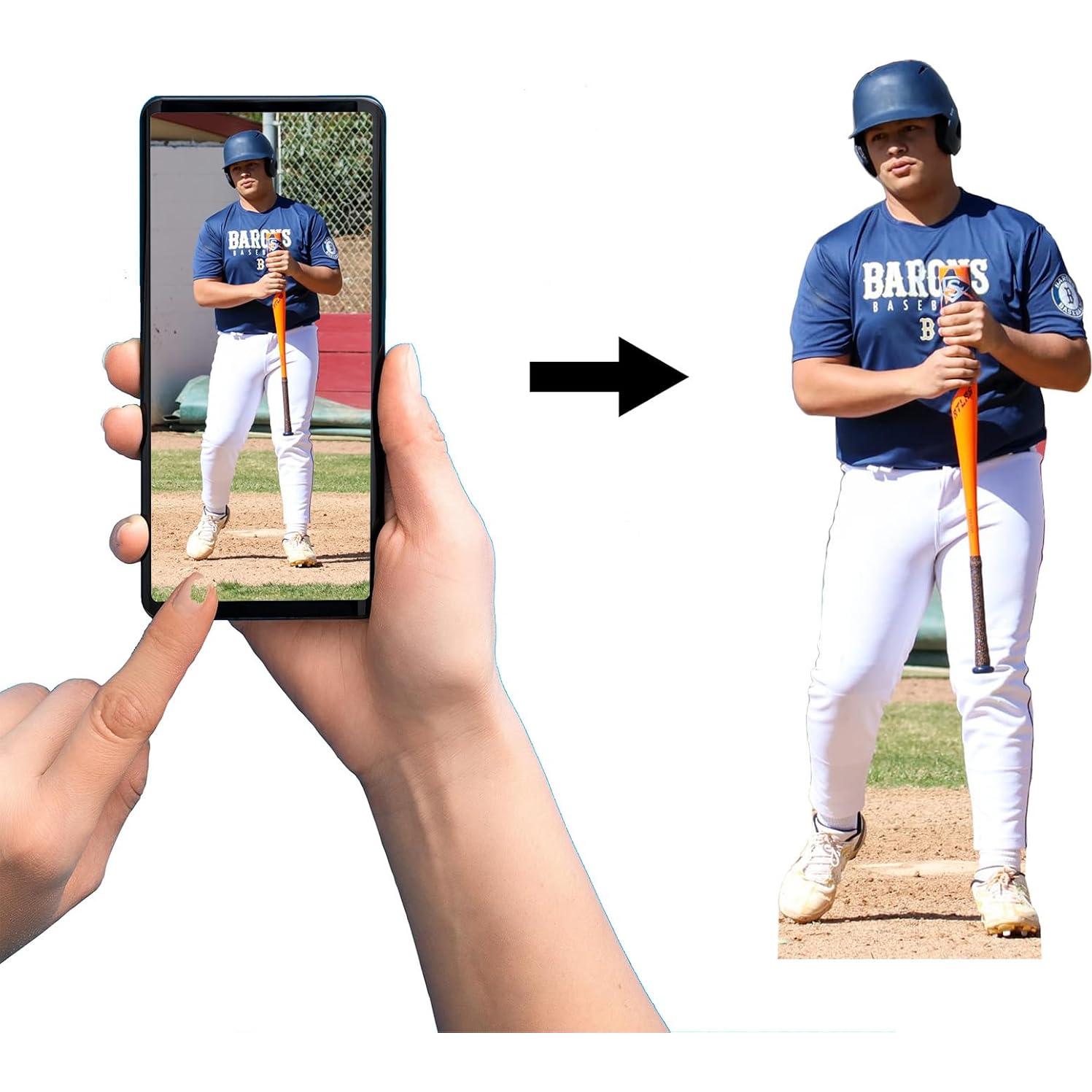 Recorte Personalizado 55.88x45.72cm DesignThatSign Béisbol