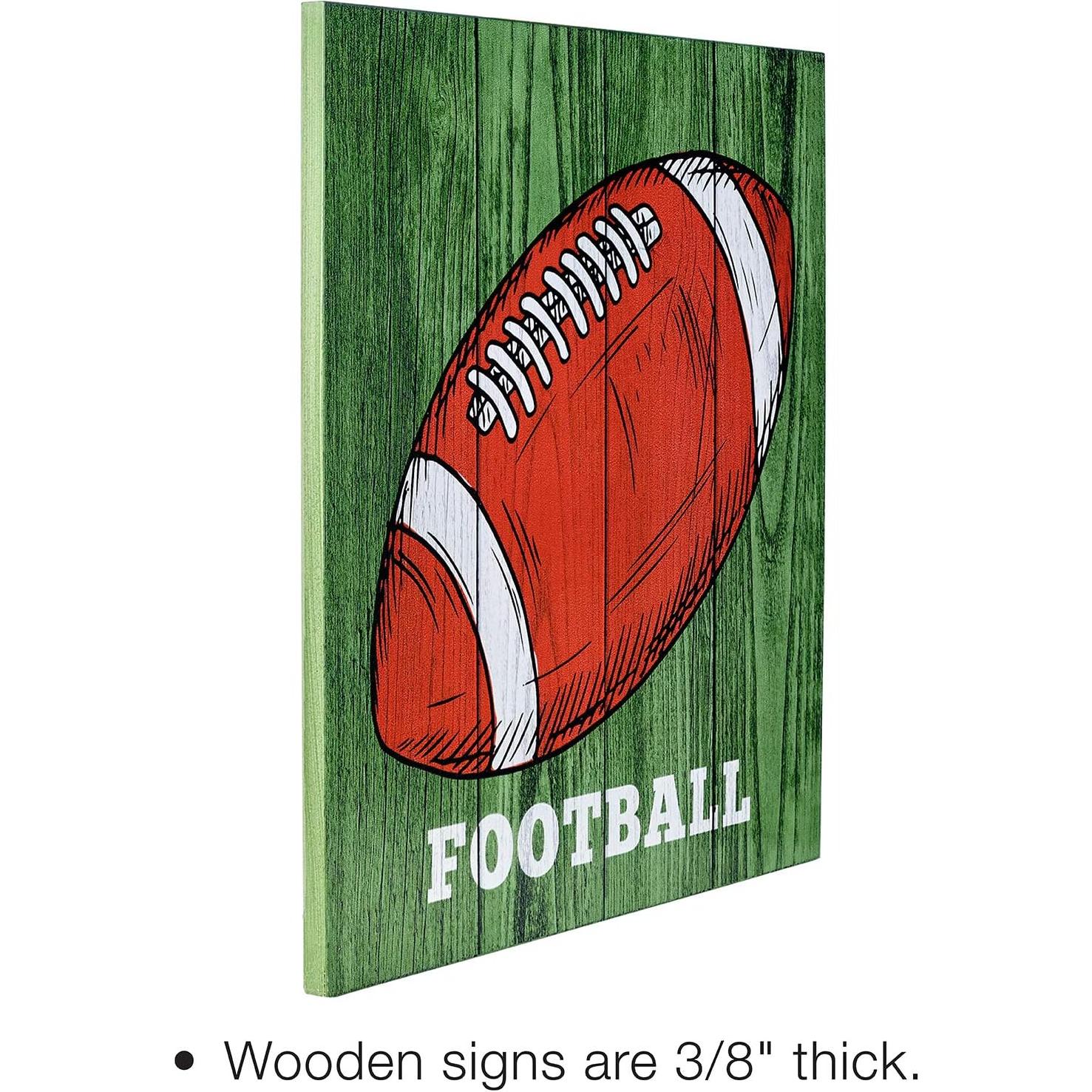 Paquete de 4 Señales Deportivas Colgantes Excello 30.48 cm