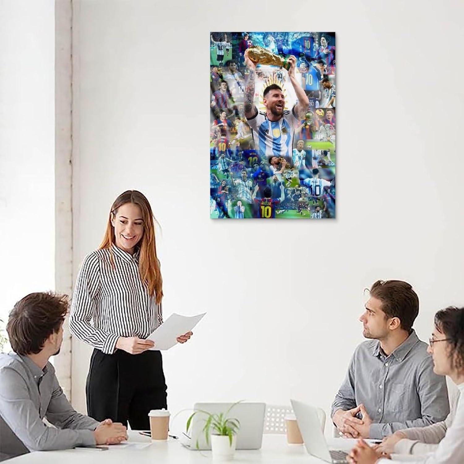 Póster de Fútbol Estrella Deportiva 90s Lienzo 30x45cm