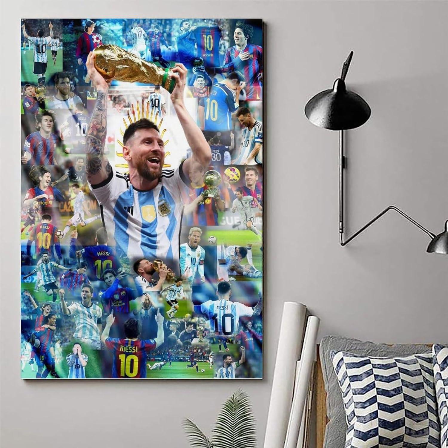 Póster de Fútbol Estrella Deportiva 90s Lienzo 30x45cm