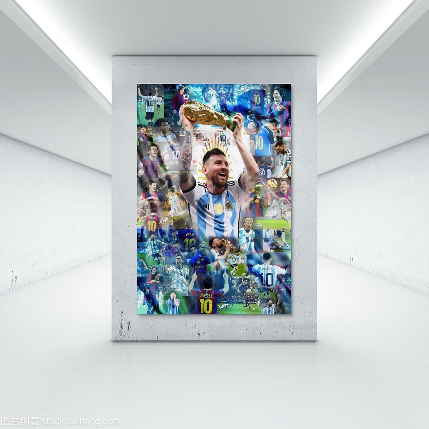 Póster de Fútbol Estrella Deportiva 90s Lienzo 30x45cm