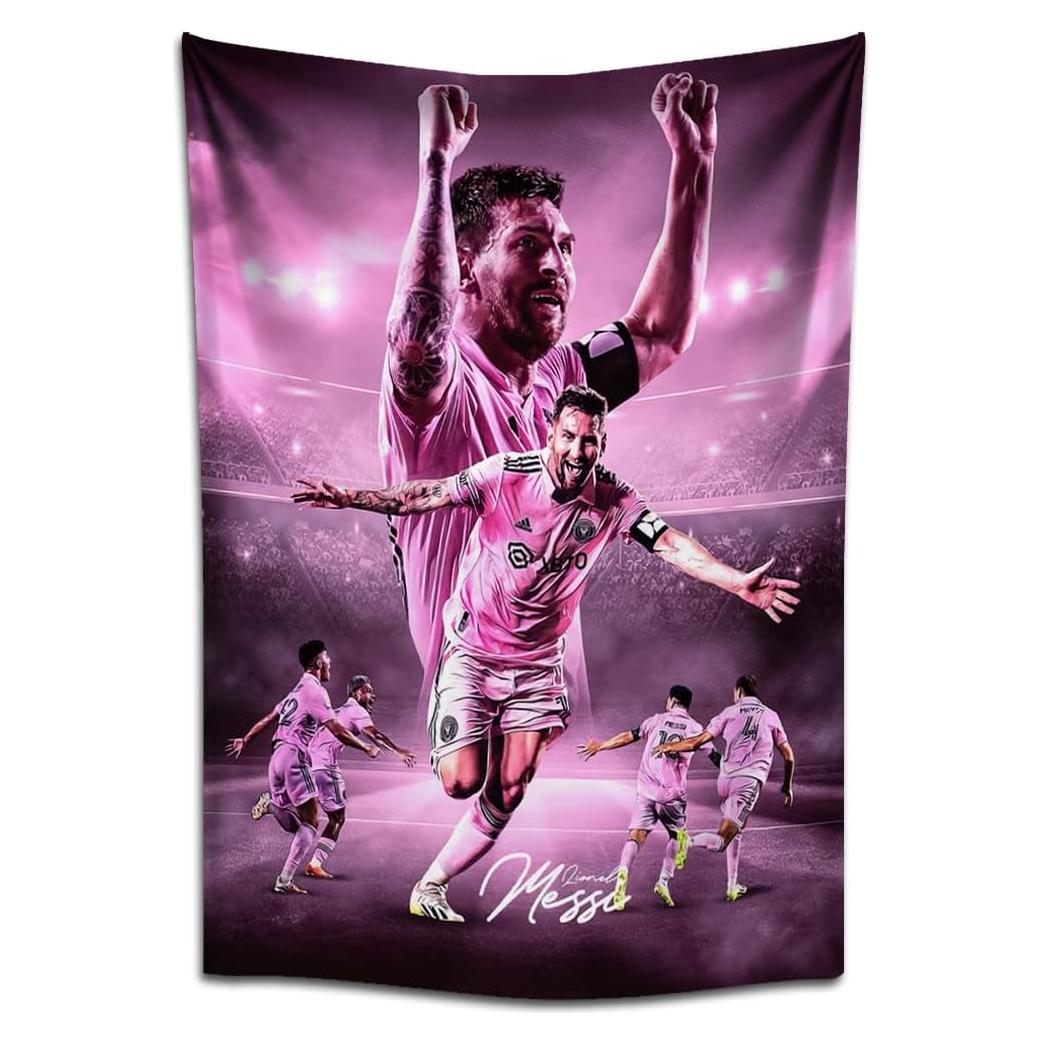 Póster de tapiz de pared Lionel Messi 100x150 cm decoración