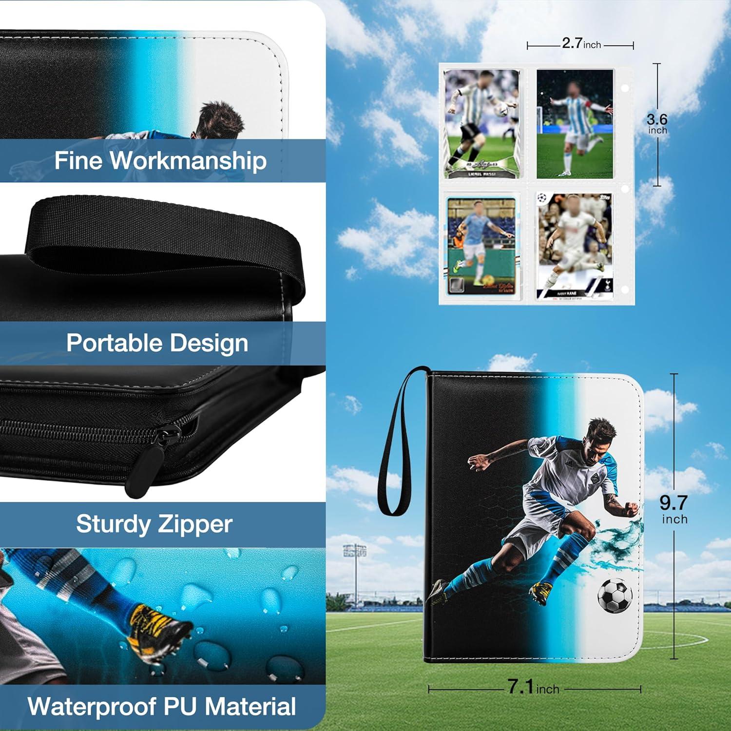 Carpeta de Tarjetas de Fútbol RONMONG 440 Bolsillos Premium