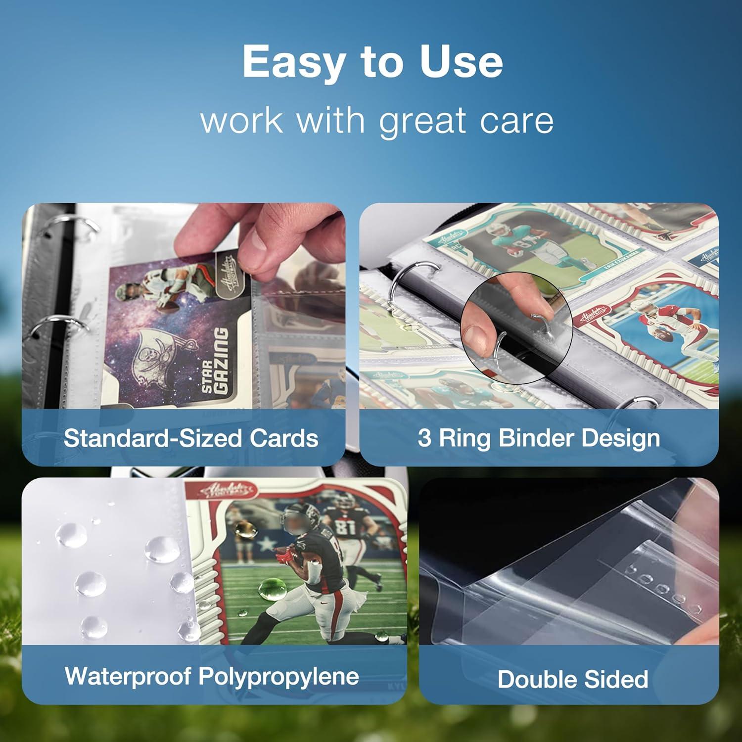 Carpeta de Tarjetas de Fútbol RONMONG 440 Bolsillos Premium