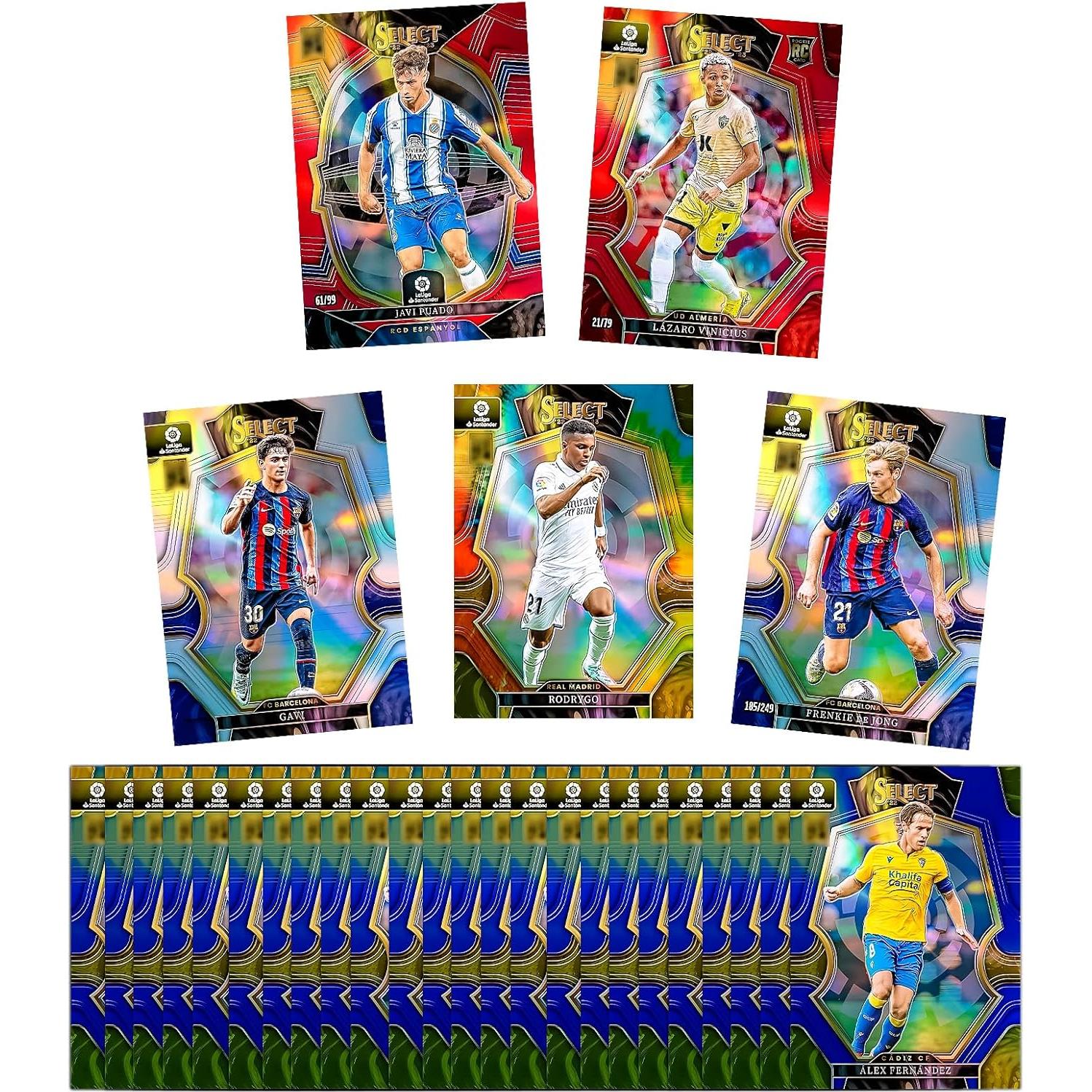 Soccer Trading Cards - 50 Unique Greatest Player Cards for Kids, Adults & Collectors, Not Original,No Repeat