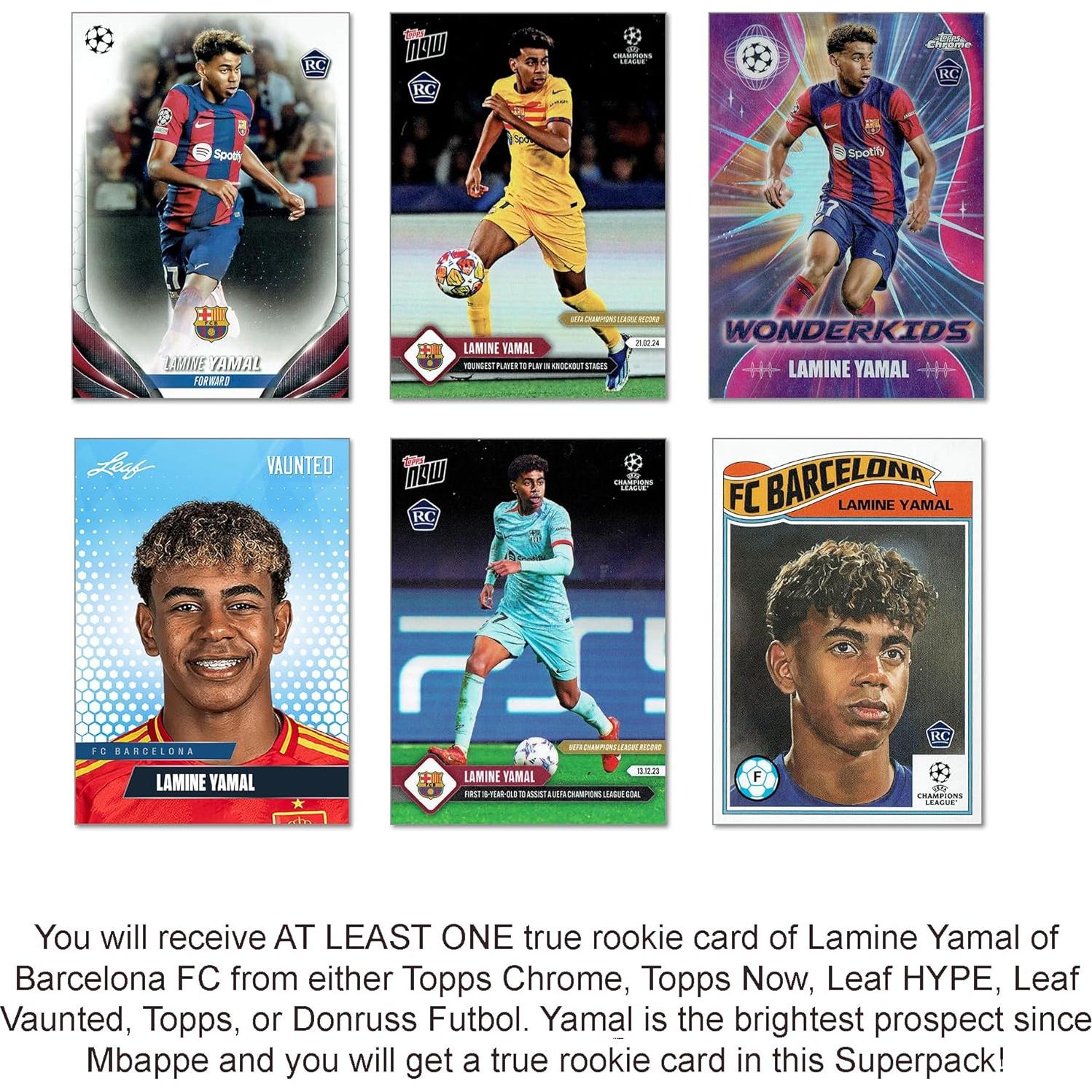 Paquete Superpack de Fútbol III - Leaf - 11 Tarjetas Mint+