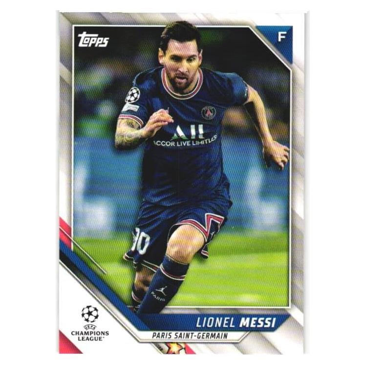 Tarjeta de Fútbol Lionel Messi 2021-22 Topps #10 PSG